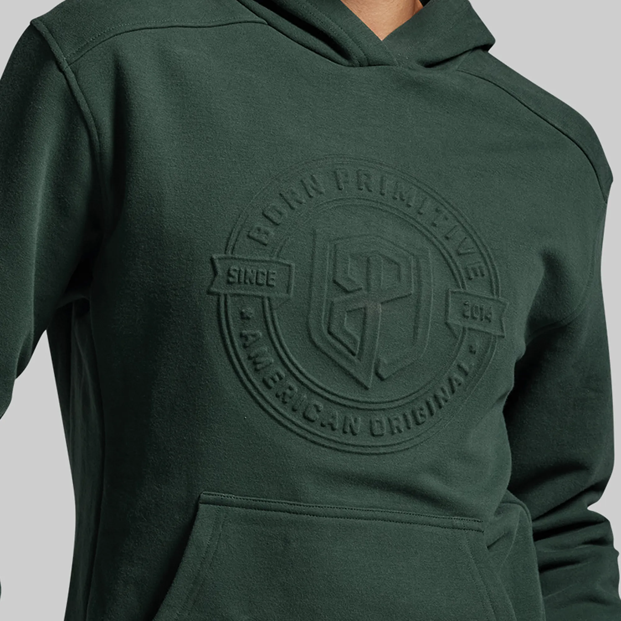 American Original Embossed Women's Unmatched Hoodie (Grove) sold by Born Primitive product image thumbnail 3
