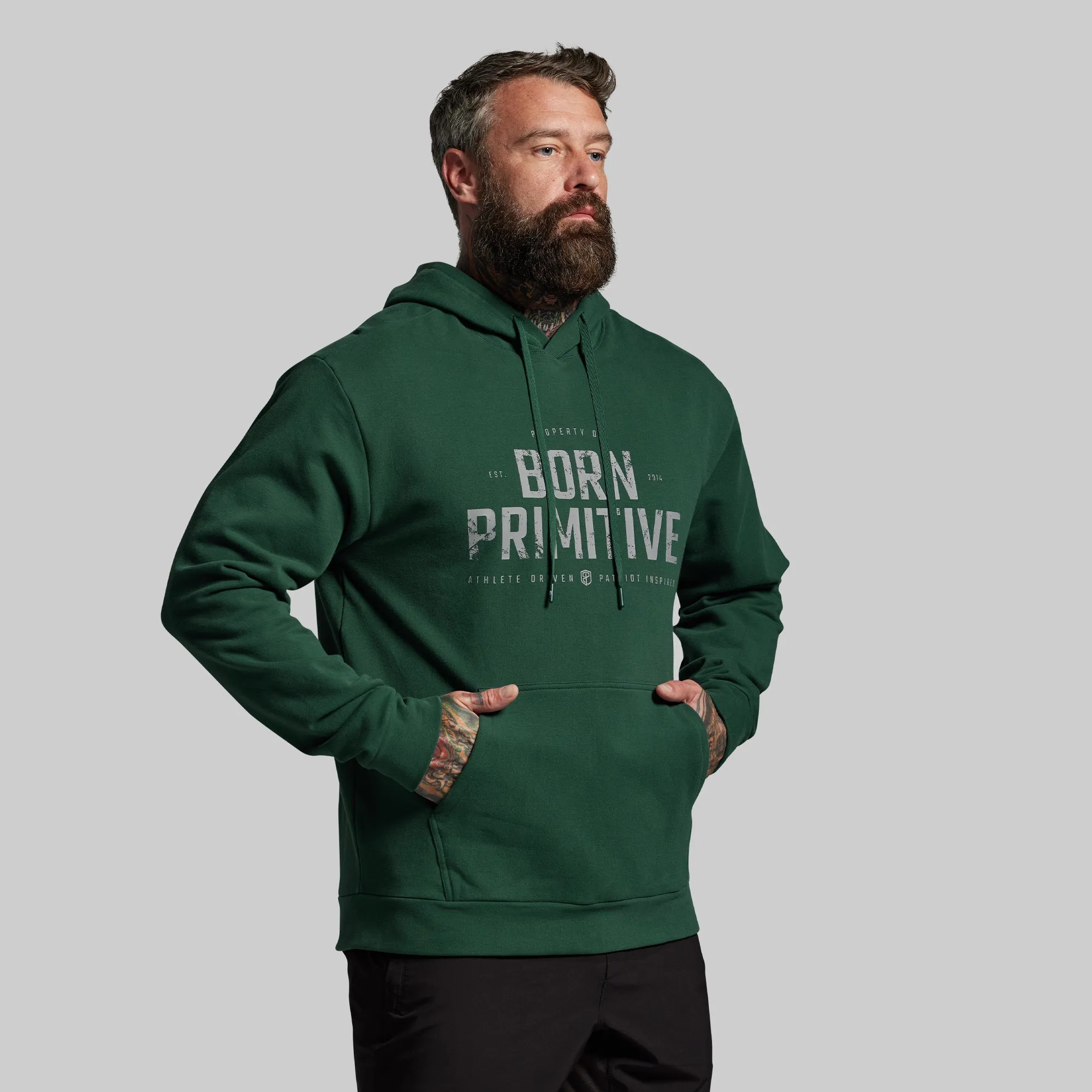 Property of Born Primitive Men's Unmatched Hoodie (Grove) sold by Born Primitive