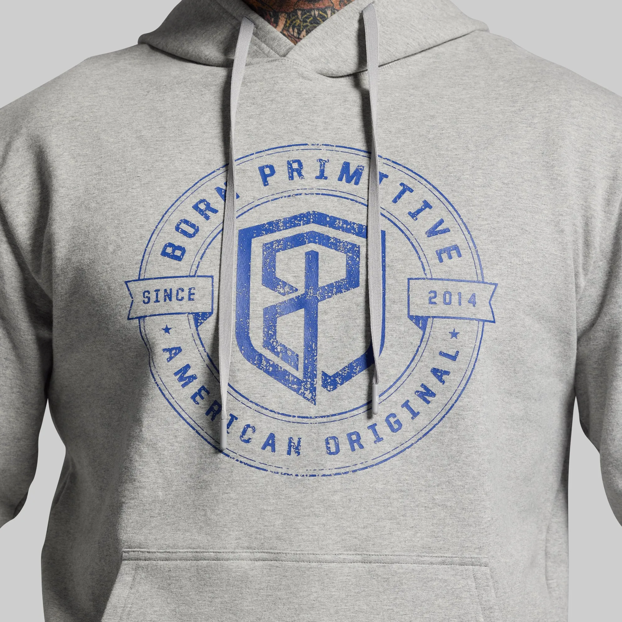 American Original Men's Unmatched Hoodie (Heather Grey) sold by Born Primitive product image thumbnail 3