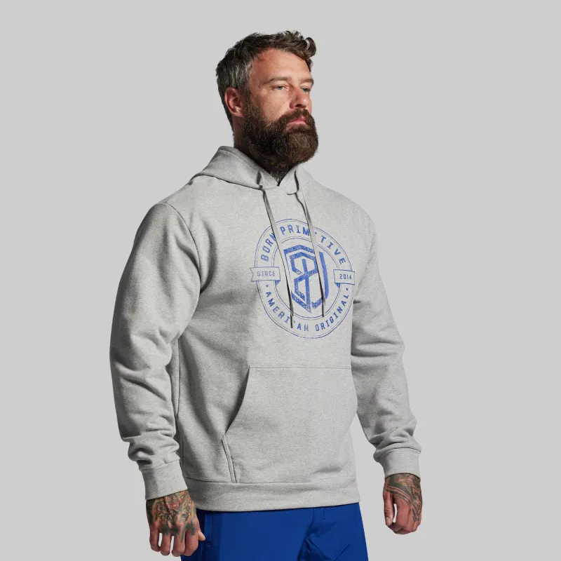 American Original Men's Unmatched Hoodie (Heather Grey) sold by Born Primitive