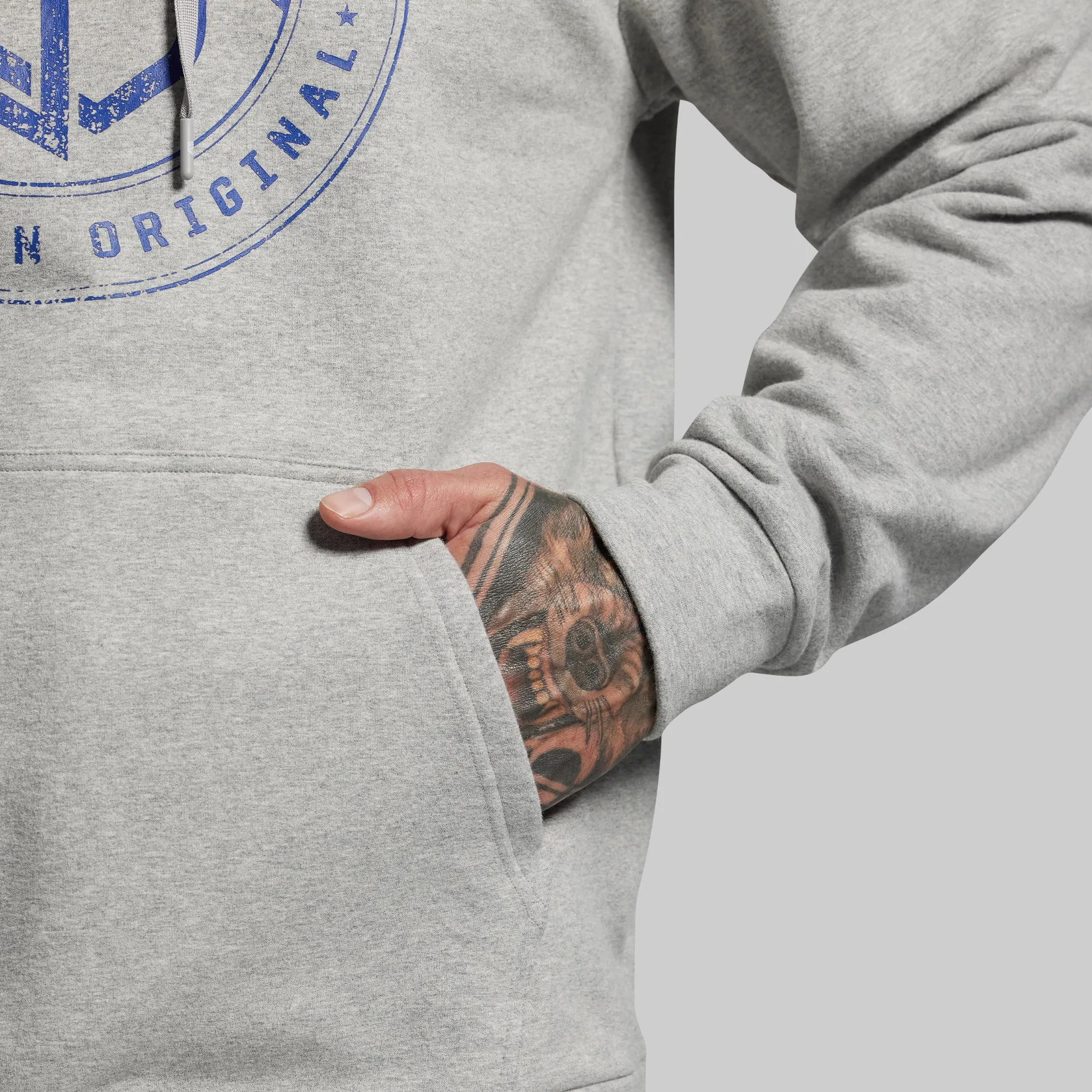 American Original Men's Unmatched Hoodie (Heather Grey) sold by Born Primitive product image thumbnail 4
