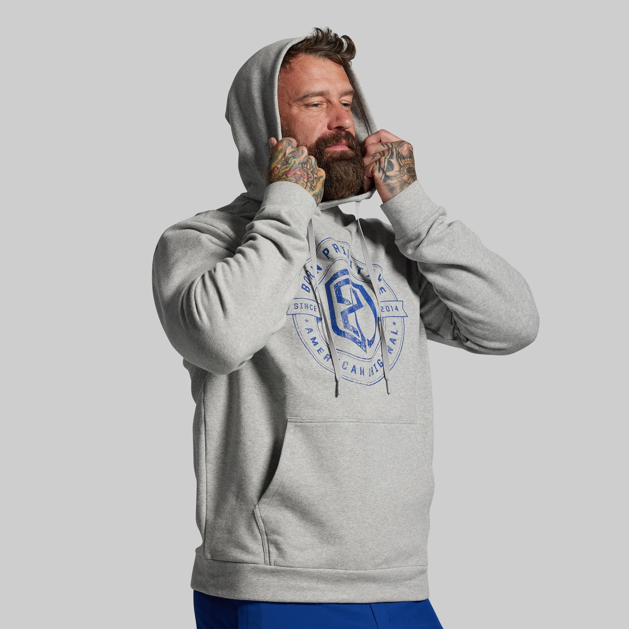 American Original Men's Unmatched Hoodie (Heather Grey) sold by Born Primitive product image thumbnail 5