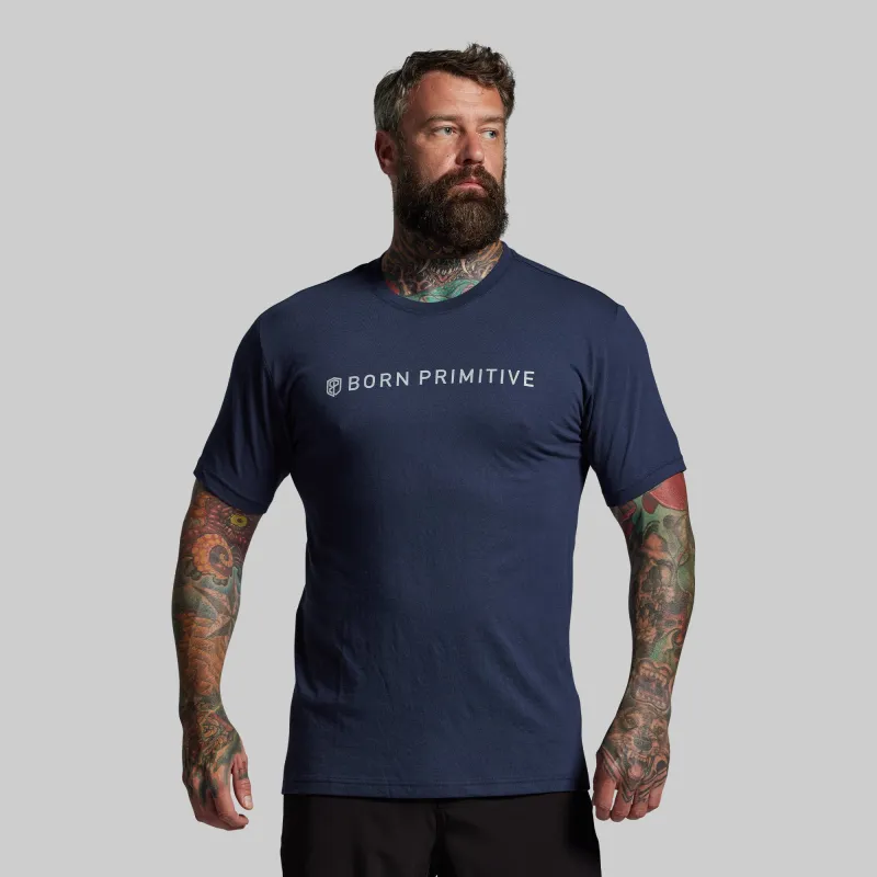 BP Classic Tee (Midnight Navy) sold by Born Primitive