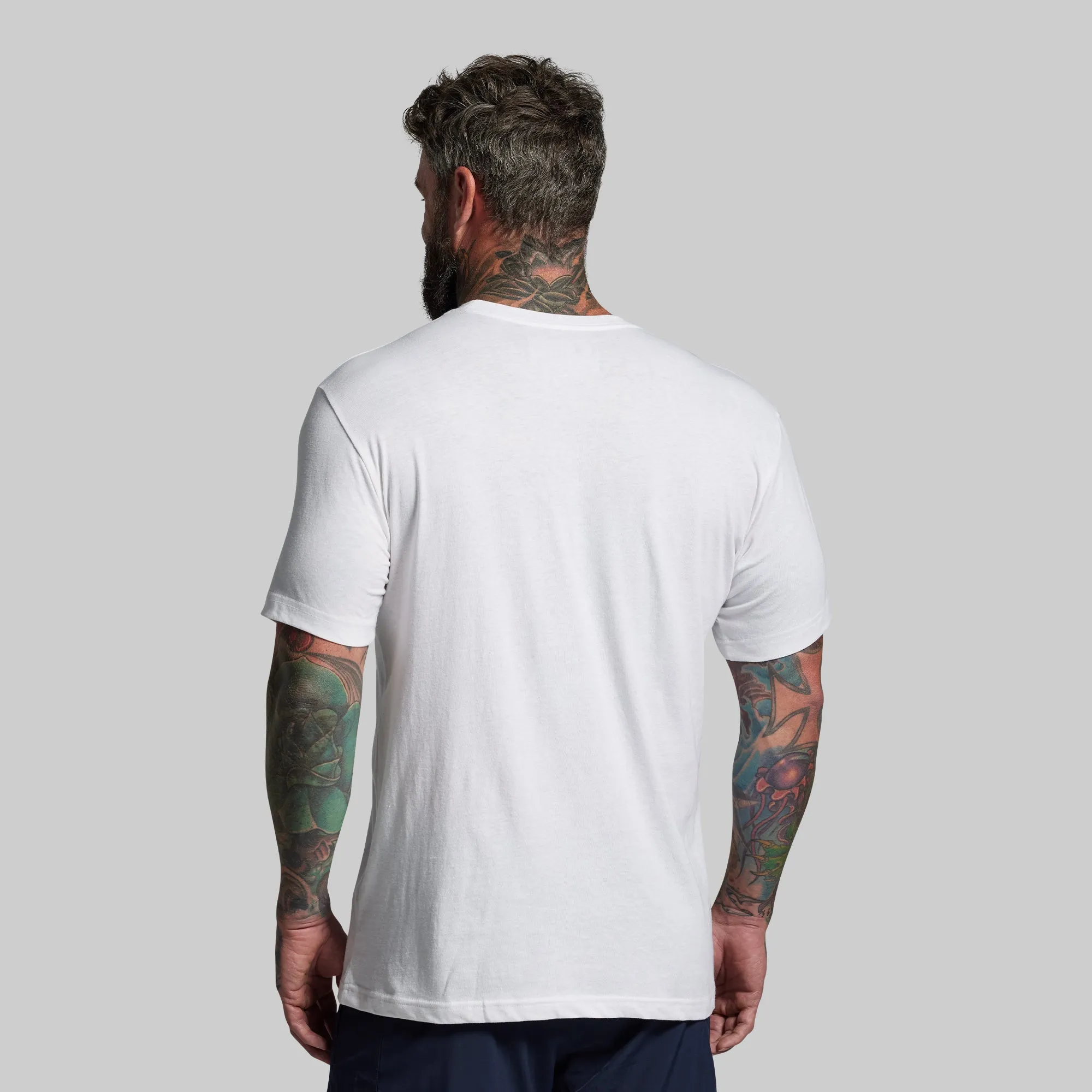 BP Flag Tee (White/Red) sold by Born Primitive product image thumbnail 2