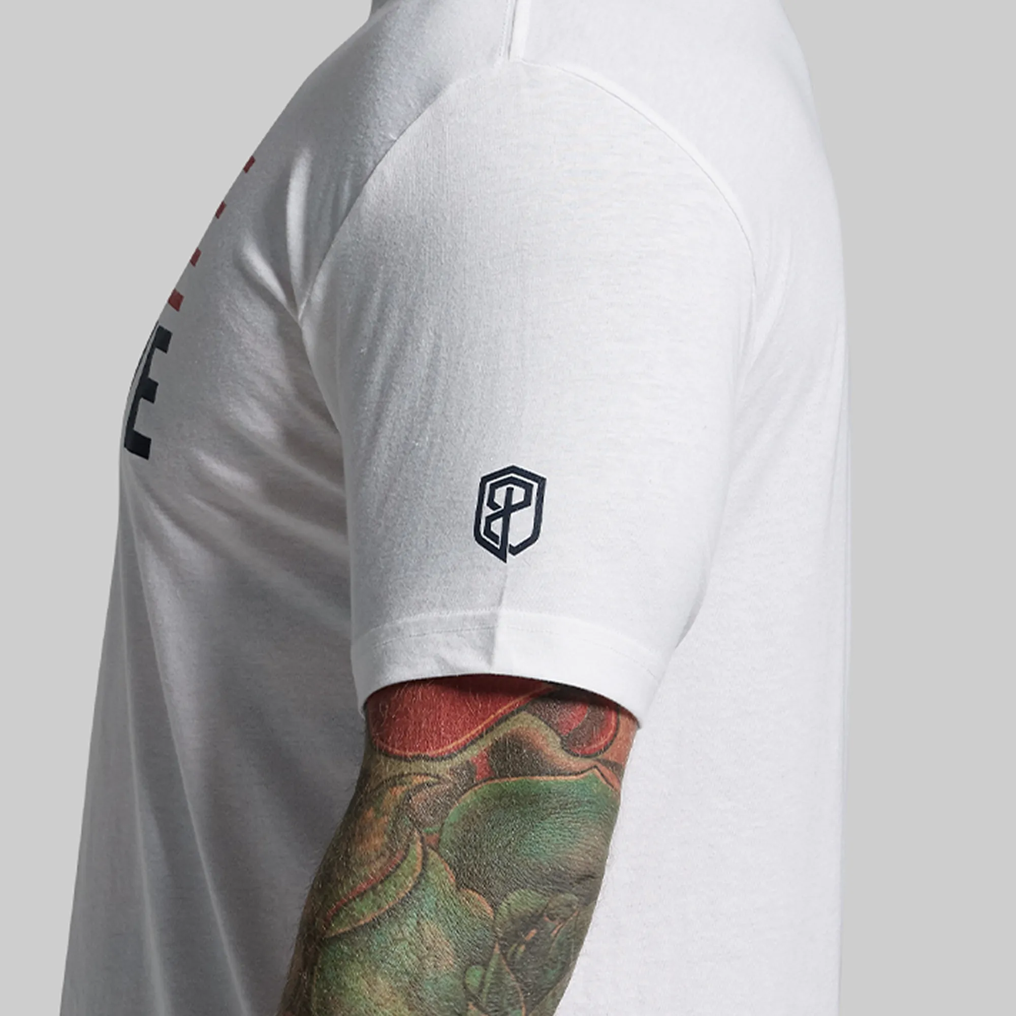 BP Flag Tee (White/Red) sold by Born Primitive product image thumbnail 4