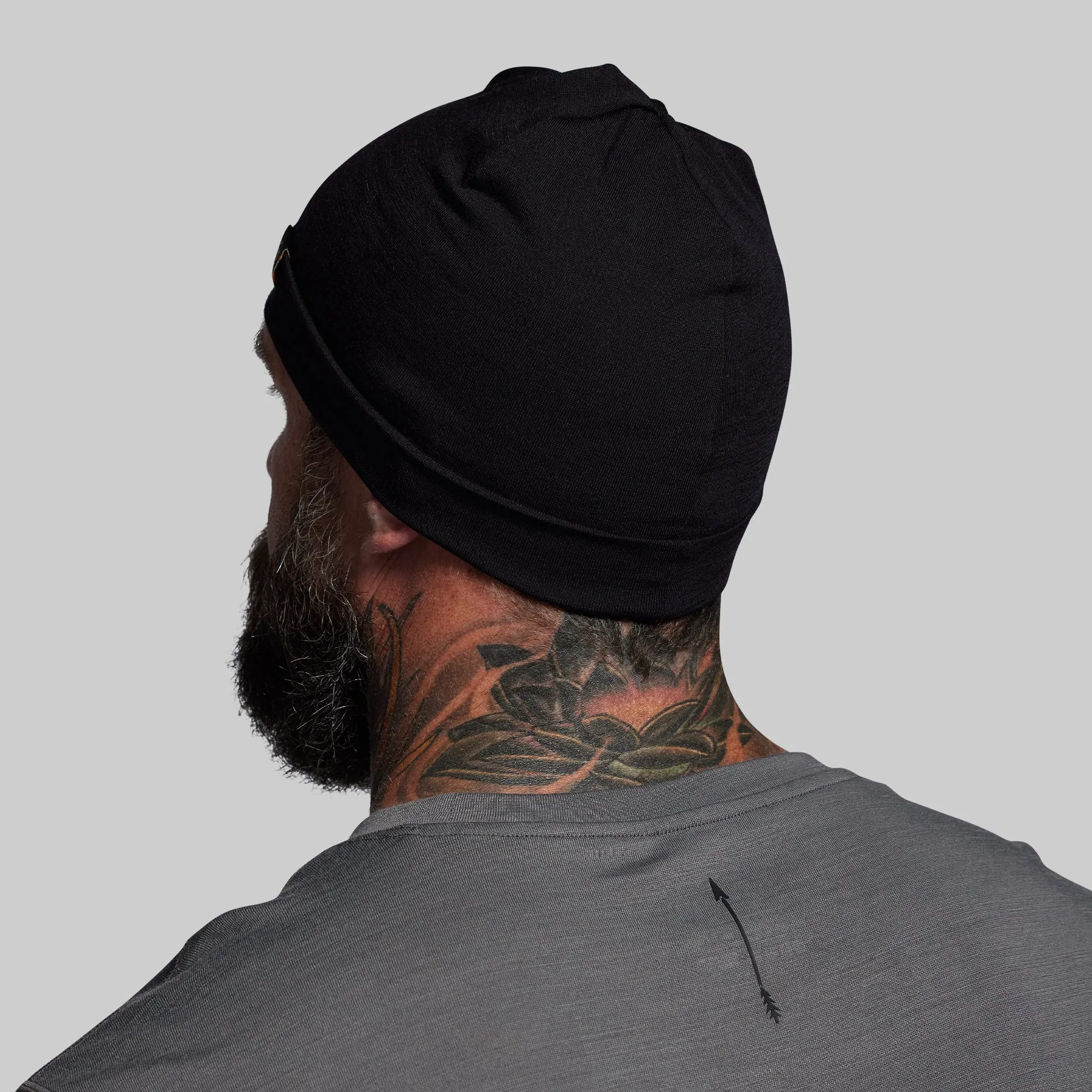 Ridgeline Merino Beanie 165 (Black) sold by Born Primitive product image thumbnail 3