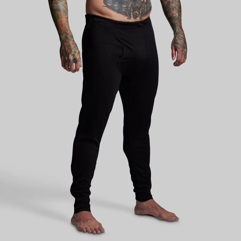 Ridgeline Merino Full Zip Bottom 165 (Black) sold by Born Primitive