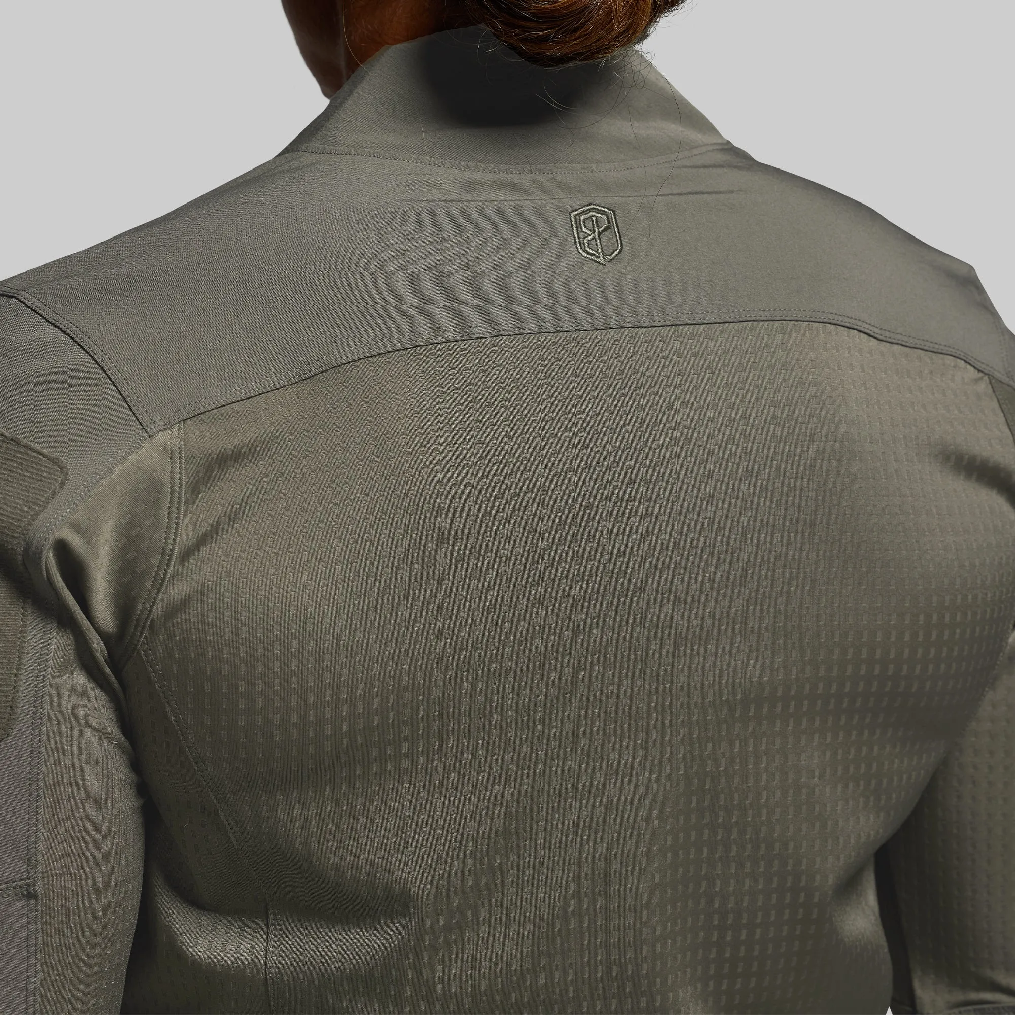 Women's Long Sleeve Op Top Pro (Ranger Green) sold by Born Primitive product image thumbnail 3