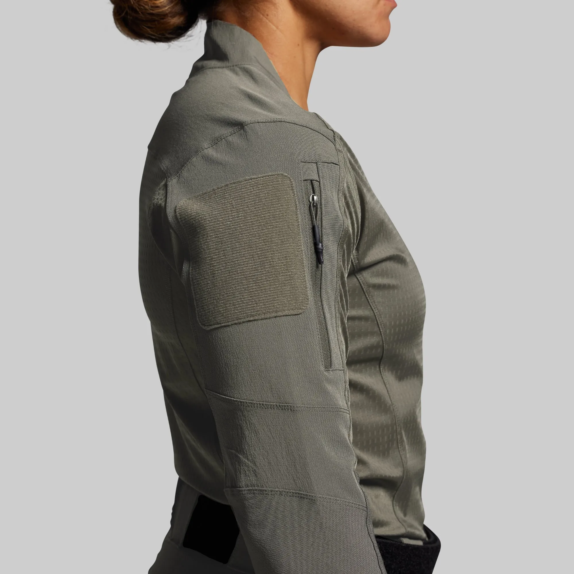 Women's Long Sleeve Op Top Pro (Ranger Green) sold by Born Primitive product image thumbnail 5