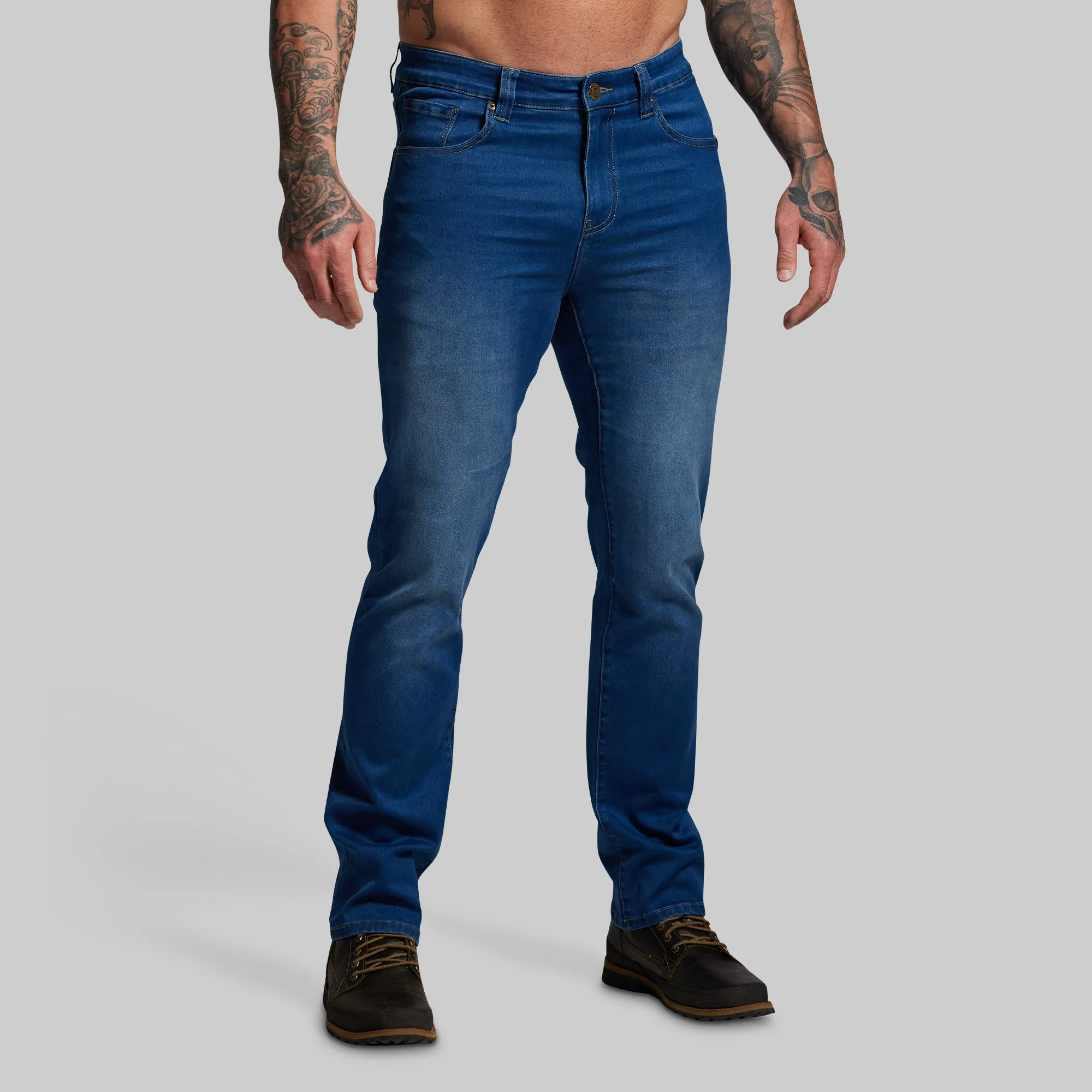 FLEX Stretchy Boot Cut Jean (Dark Wash) sold by Born Primitive