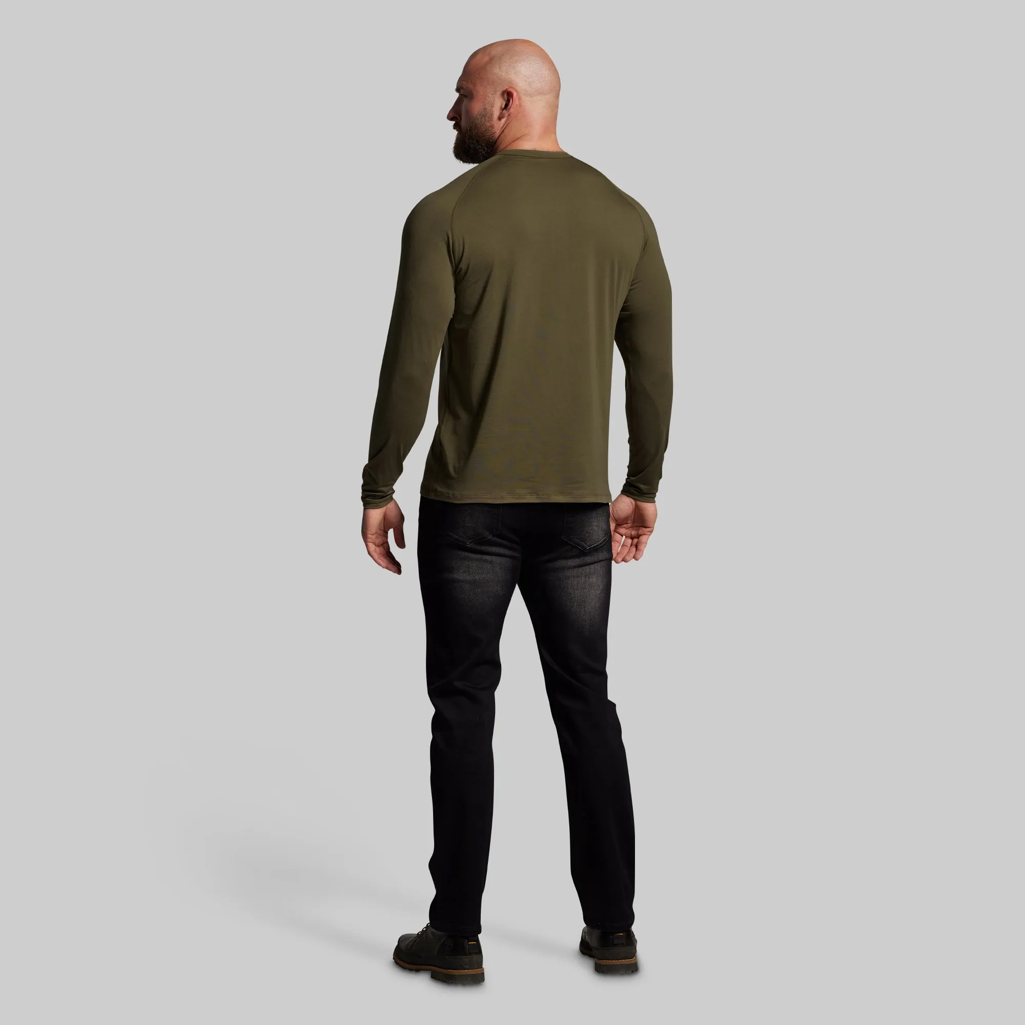 BP Premium Basic Henley (OD Green) sold by Born Primitive product image thumbnail 5