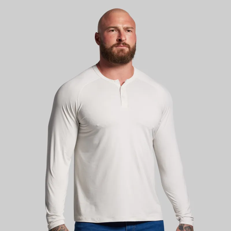 BP Premium Basic Henley (Sand) sold by Born Primitive