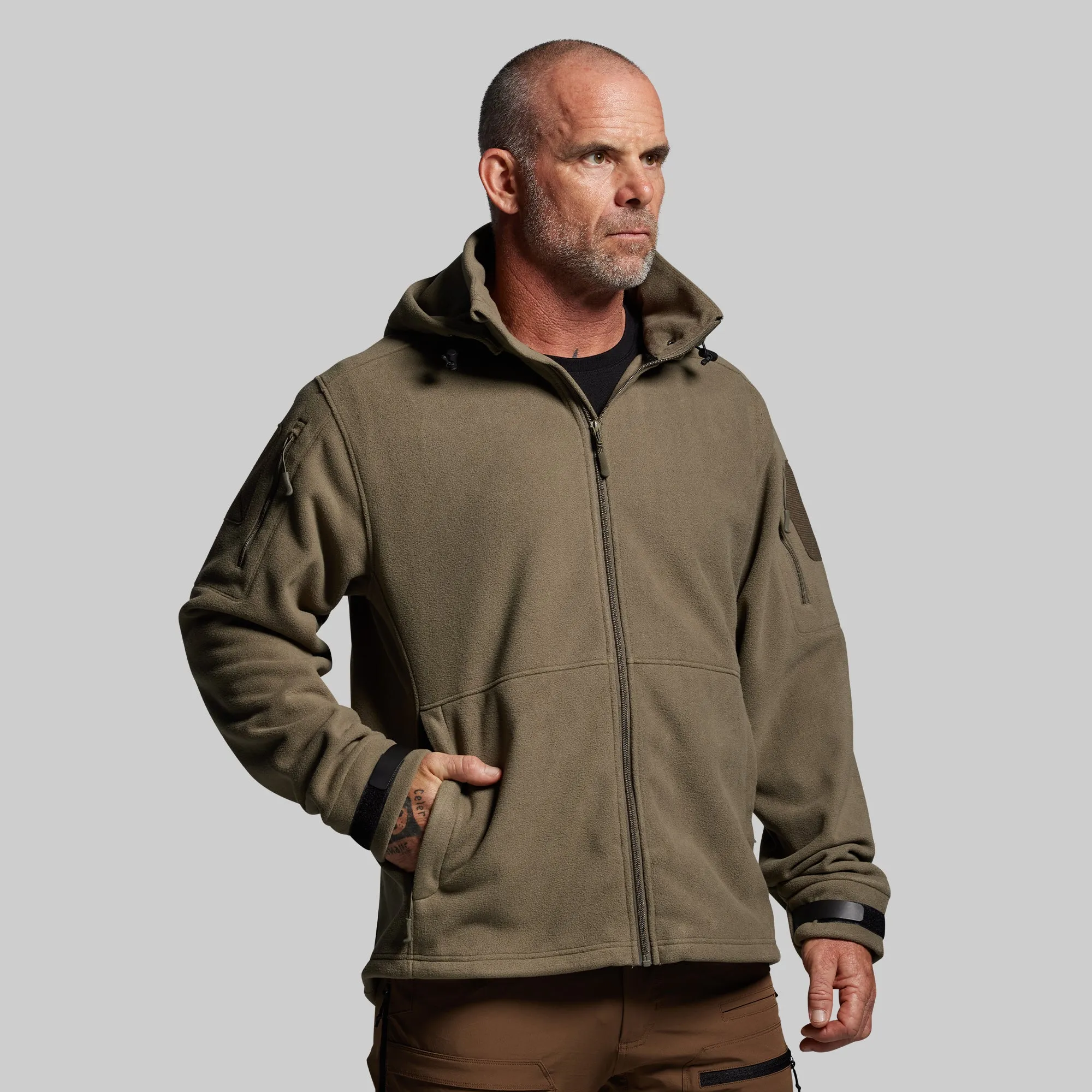 Headwind Fleece Jacket (OD Green) sold by Born Primitive product image thumbnail 3