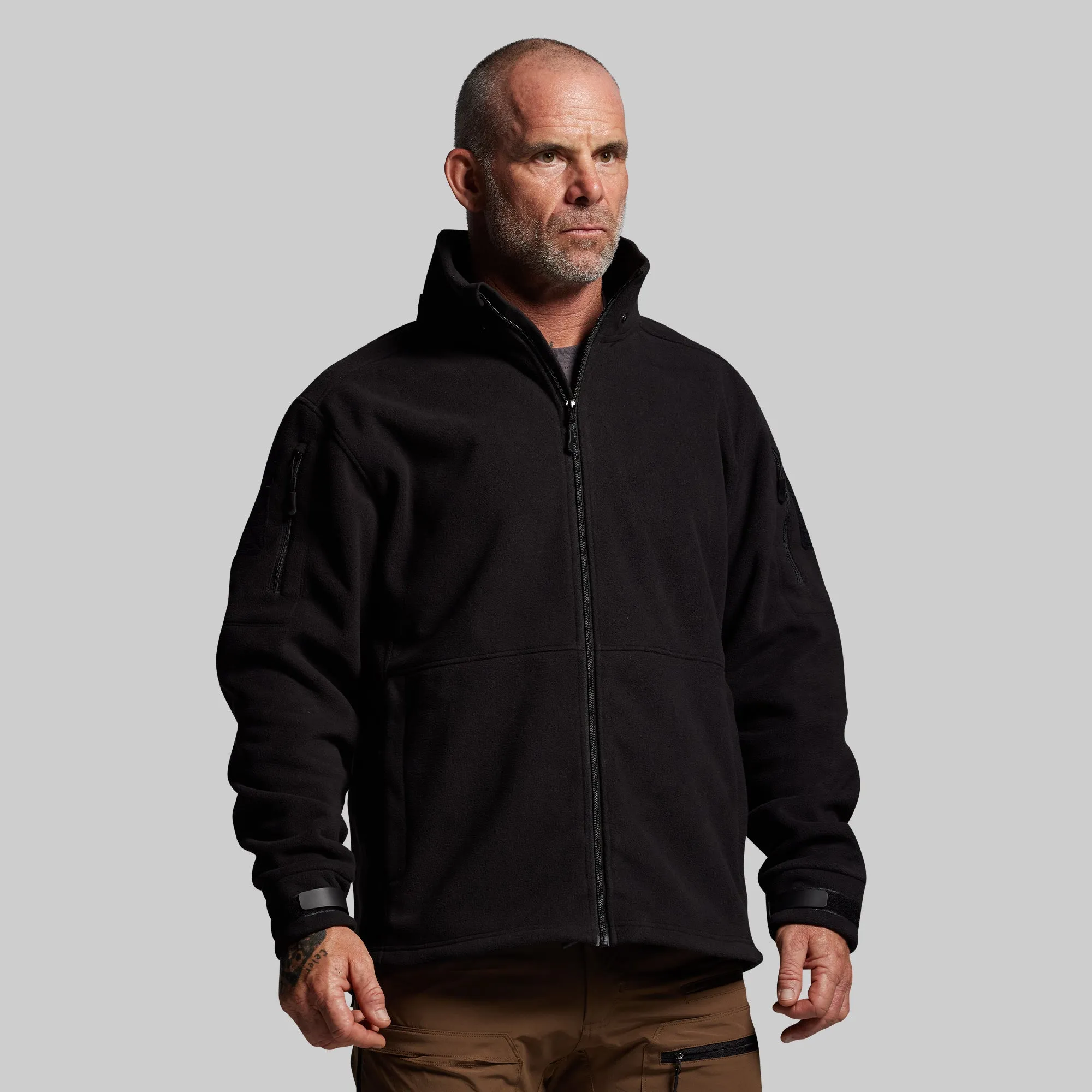 Headwind Fleece Jacket (Black) sold by Born Primitive
