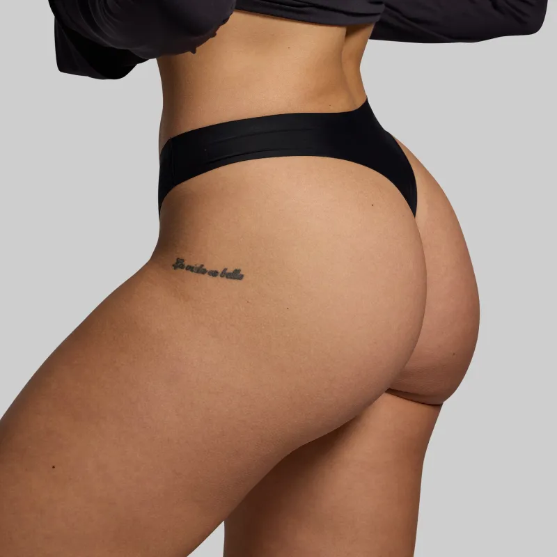 BP Ultra Stretch Thong (Black) sold by Born Primitive