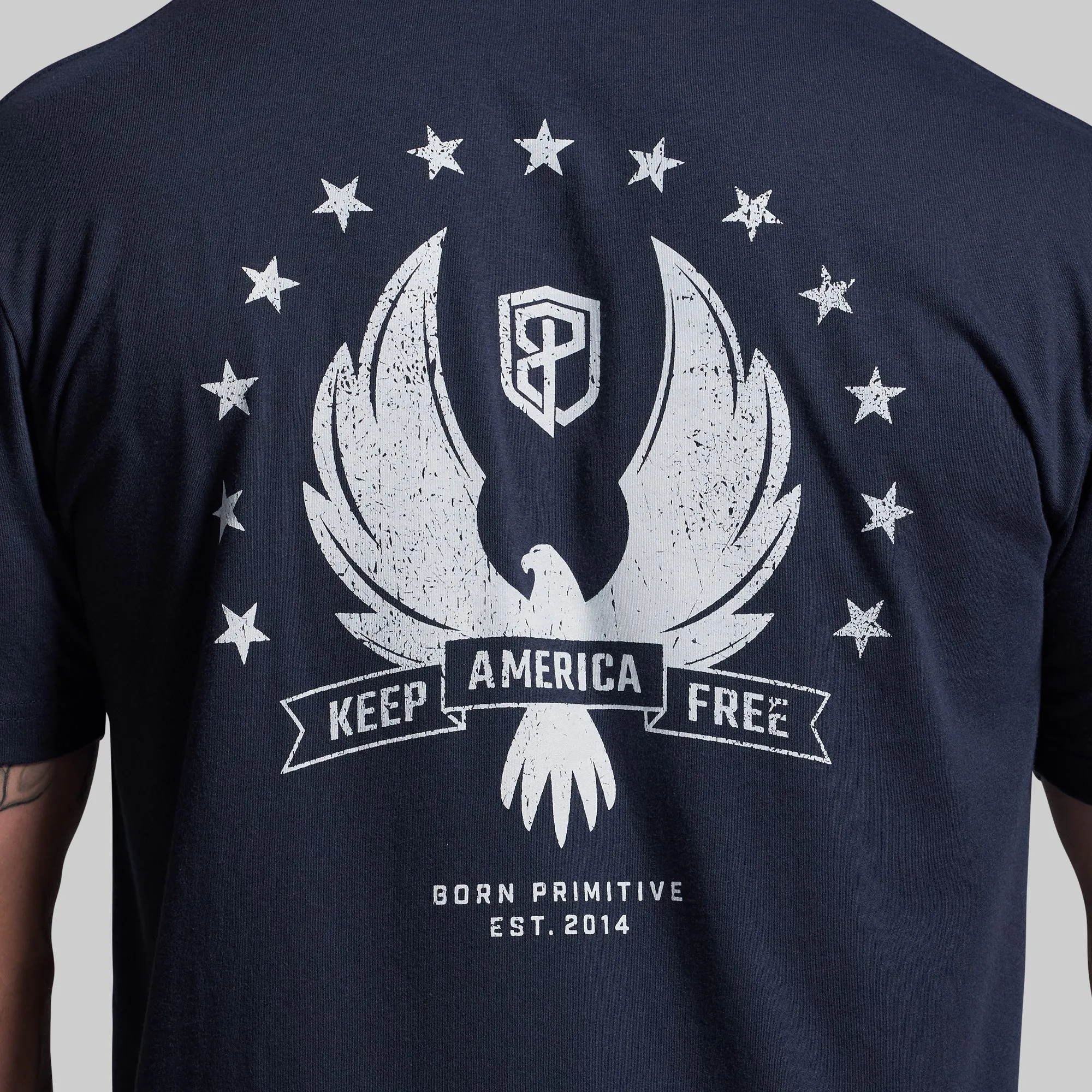 Keep America Free Tee (Navy) sold by Born Primitive product image thumbnail 4