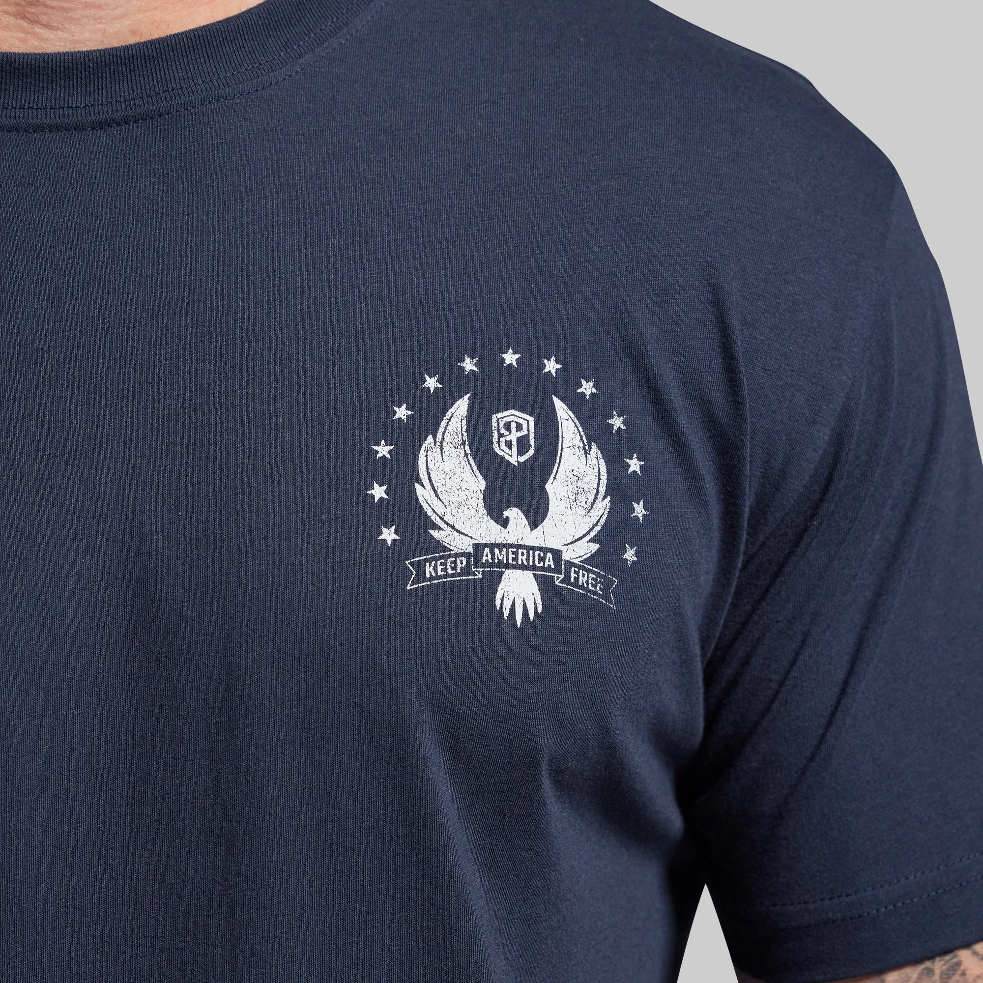 Keep America Free Tee (Navy) sold by Born Primitive product image thumbnail 3