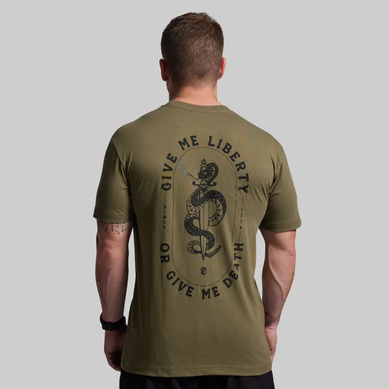 Give Me Liberty Tee (Tactical Green) sold by Born Primitive