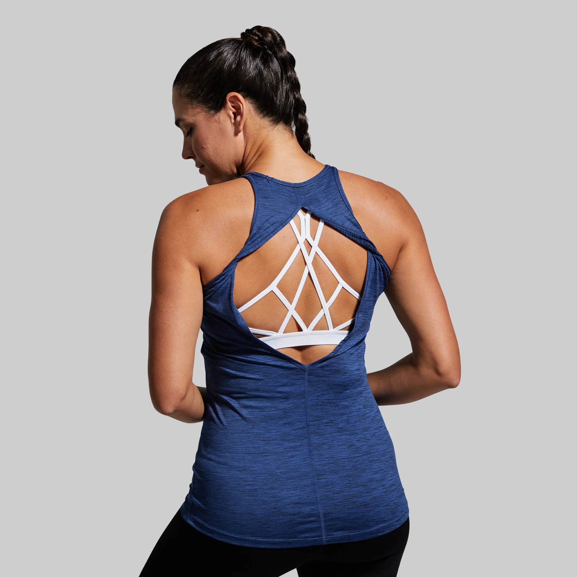 Edge Tank (Navy) sold by Born Primitive