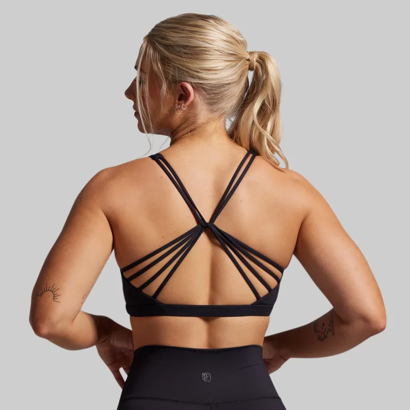Vitality Sports Bra 3.0 (Black) sold by Born Primitive