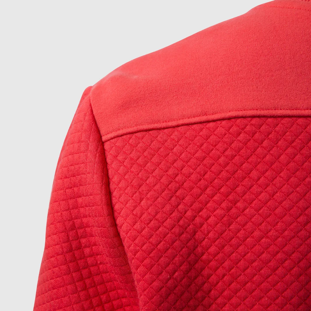 Women's Waffle Crewneck Pullover (Lava) sold by Born Primitive product image thumbnail 4