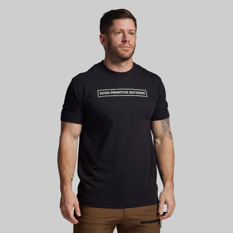 Alpine King Tee (Black) made by Born Primitive