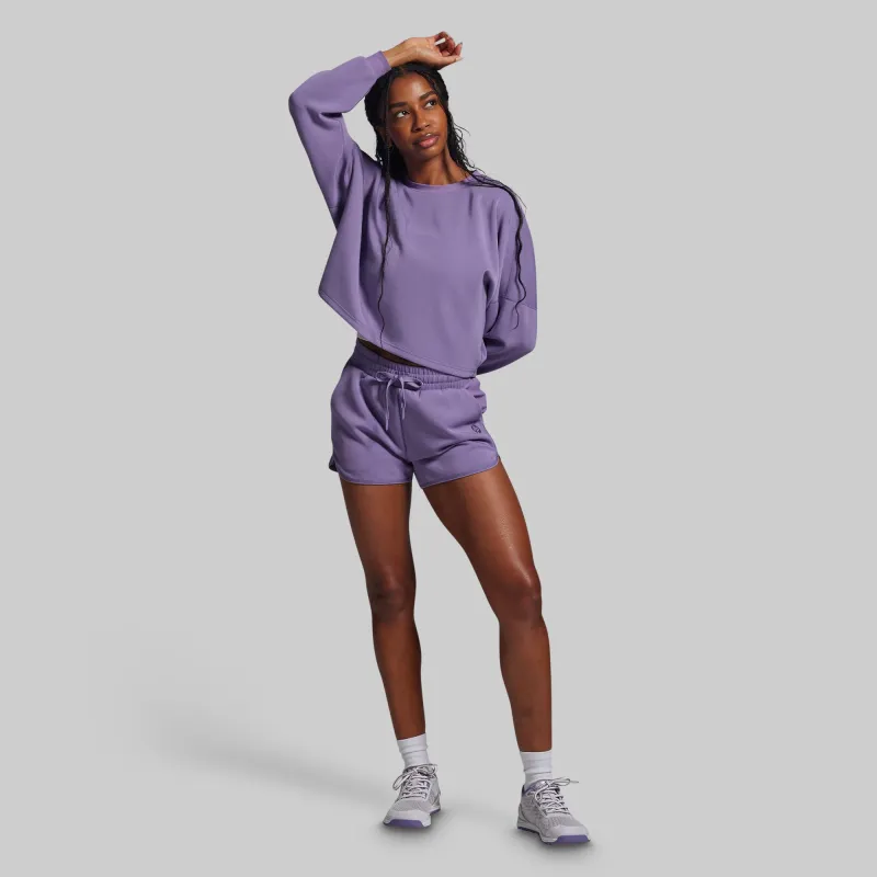 Lounge Lux Short Set (Soft Grape) made by Born Primitive