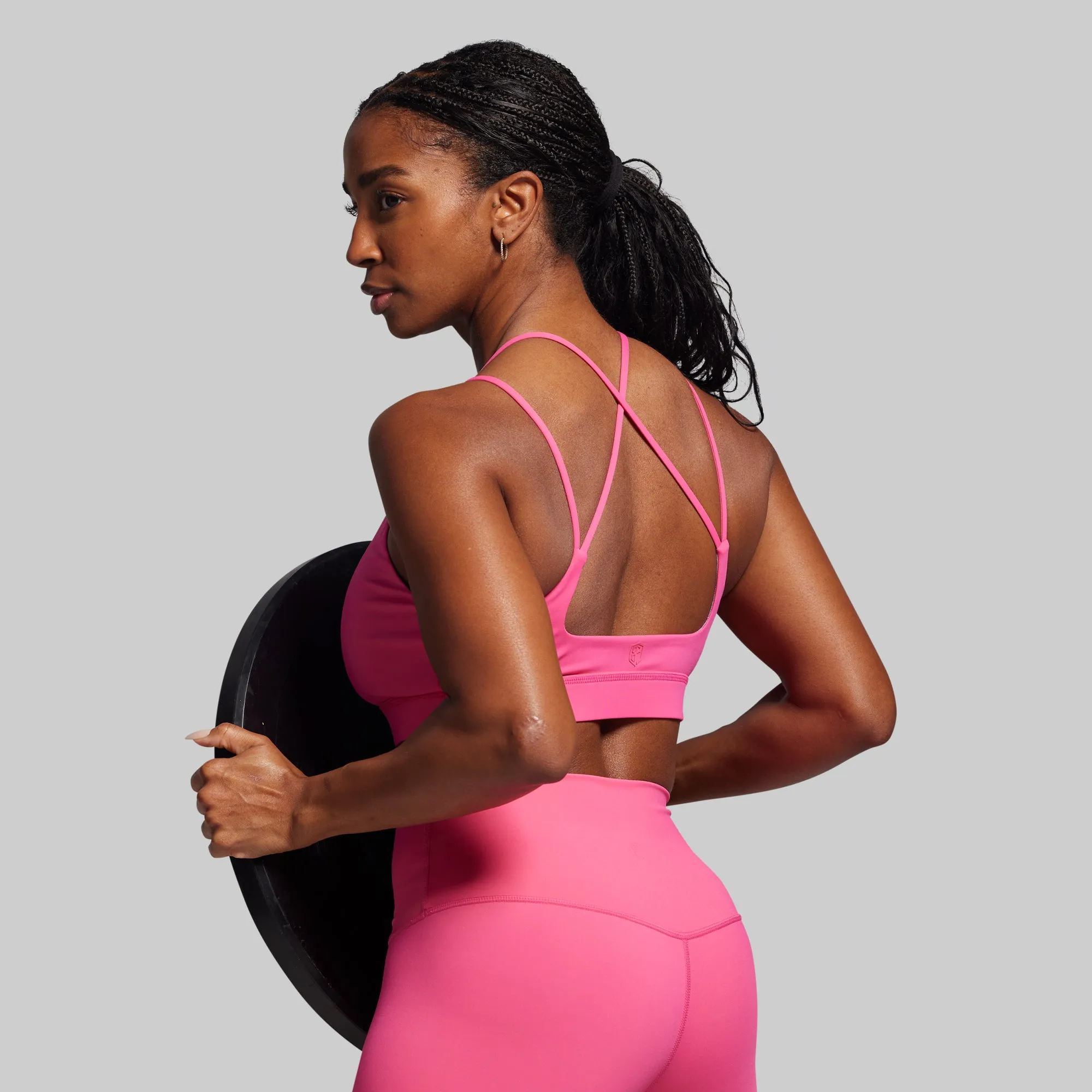 Exhale Sports Bra (Bubblegum) sold by Born Primitive product image thumbnail 5