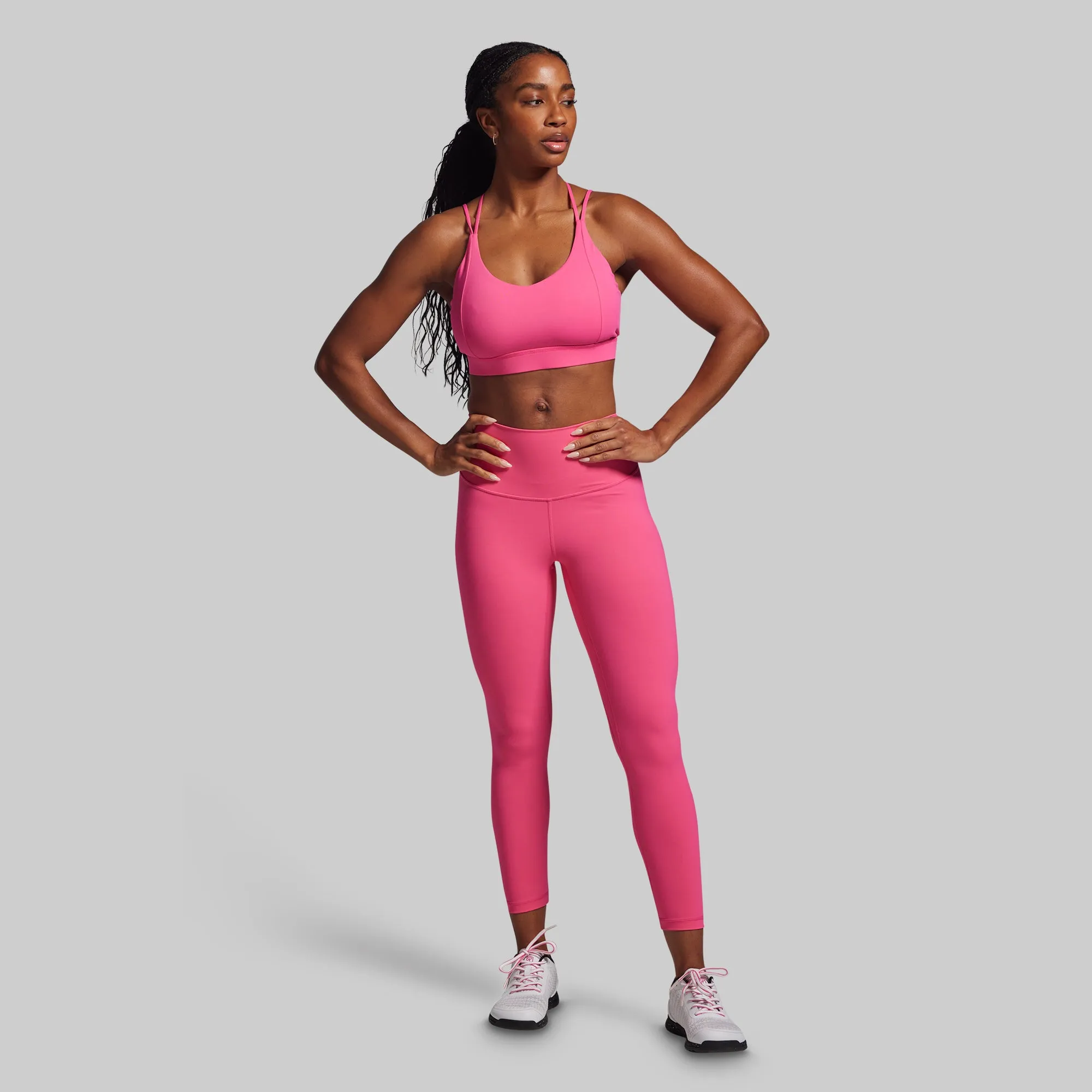Exhale Sports Bra (Bubblegum) sold by Born Primitive product image thumbnail 3