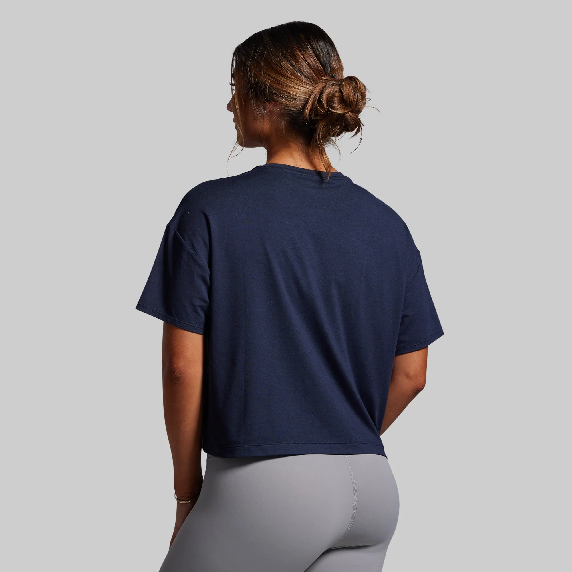 BP Premium Basic Crop Tee (BP Navy) sold by Born Primitive product image thumbnail 2