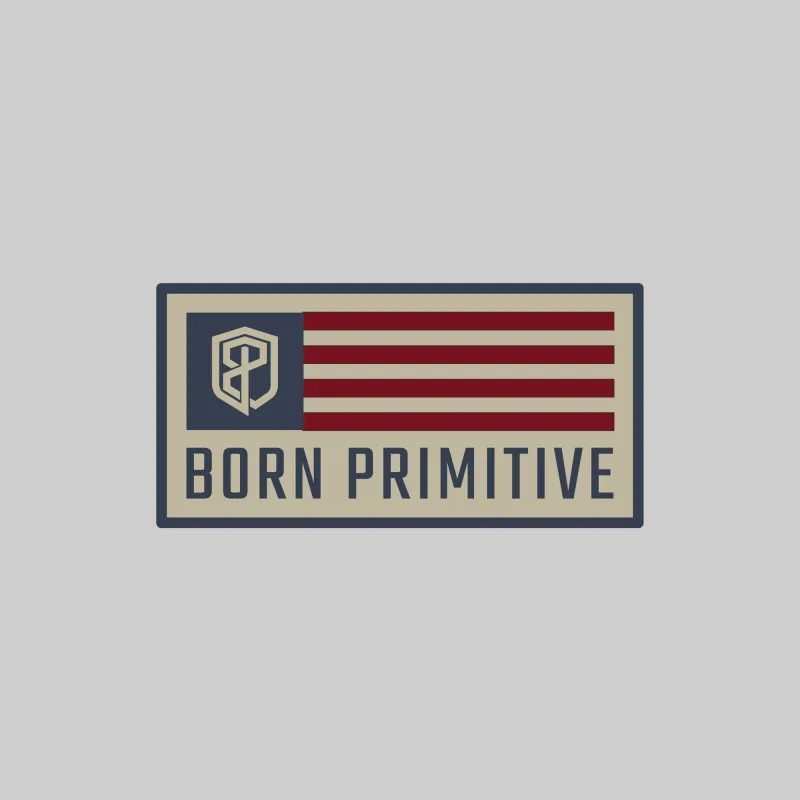 BP Patriotic Velcro Patch made by Born Primitive