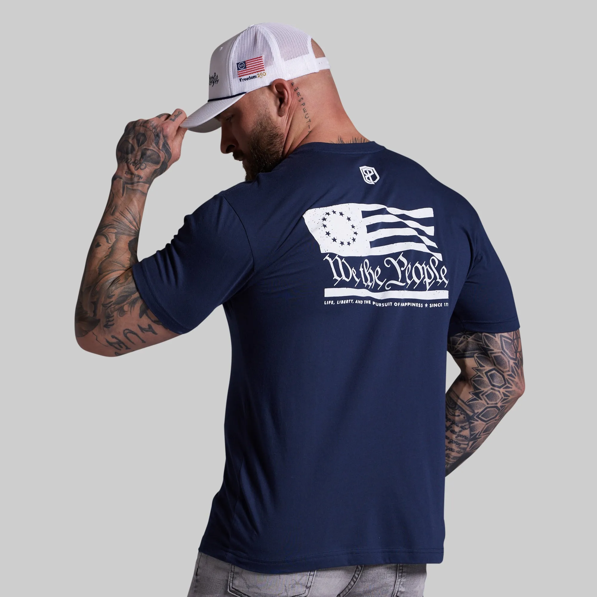 We the People 250th Tee (Navy) sold by Born Primitive