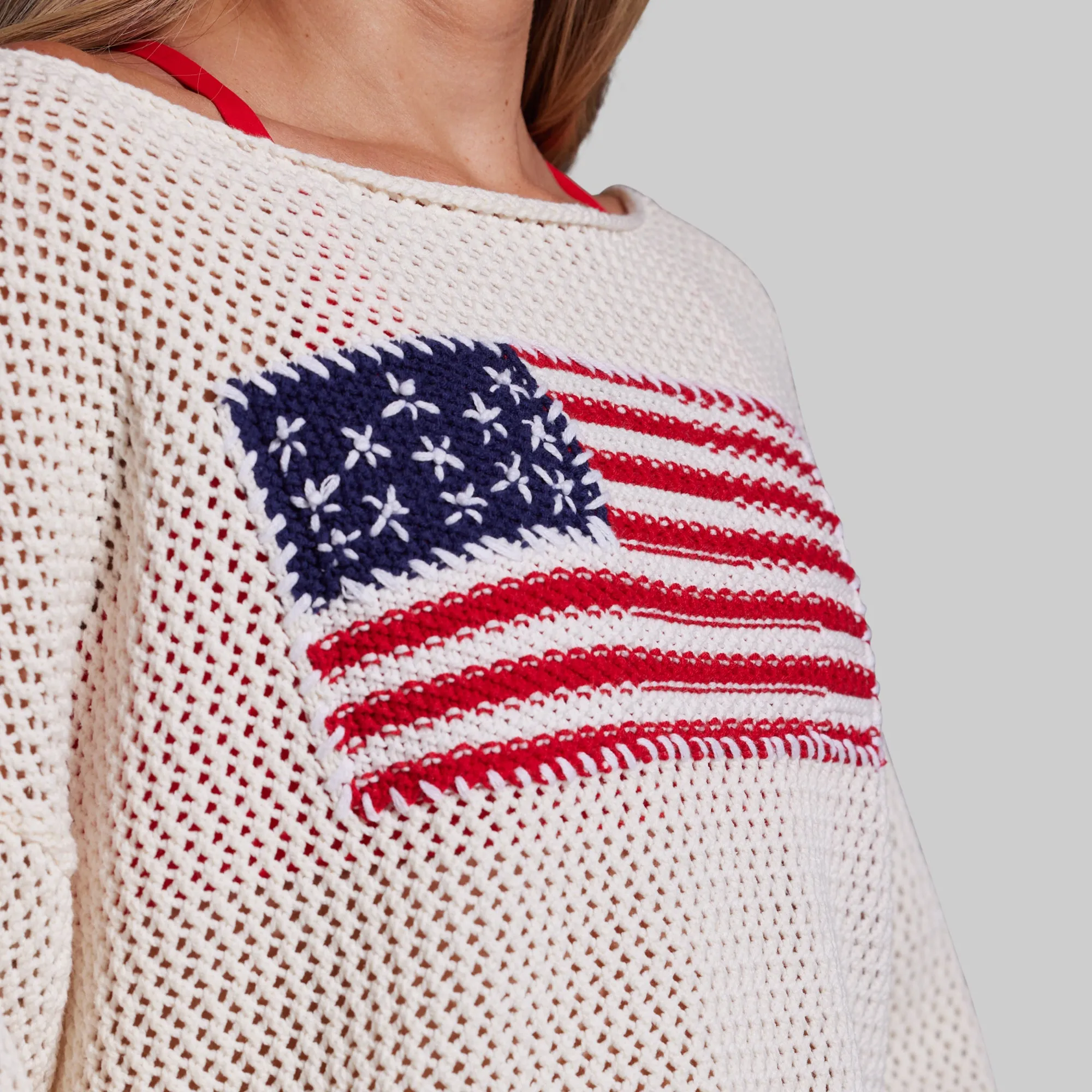 All American Sweater (Ivory) sold by Born Primitive product image thumbnail 3