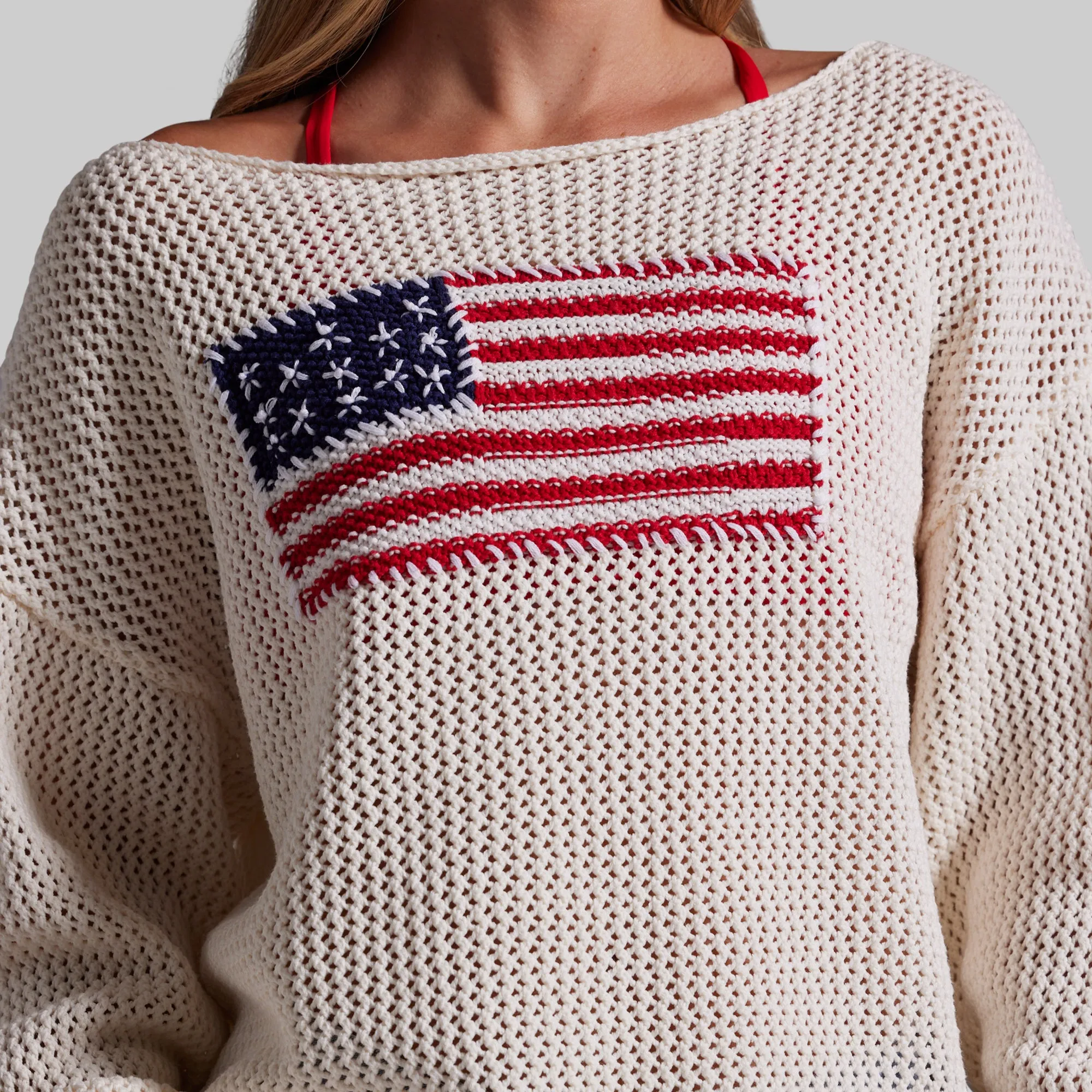 All American Sweater (Ivory) sold by Born Primitive product image thumbnail 4