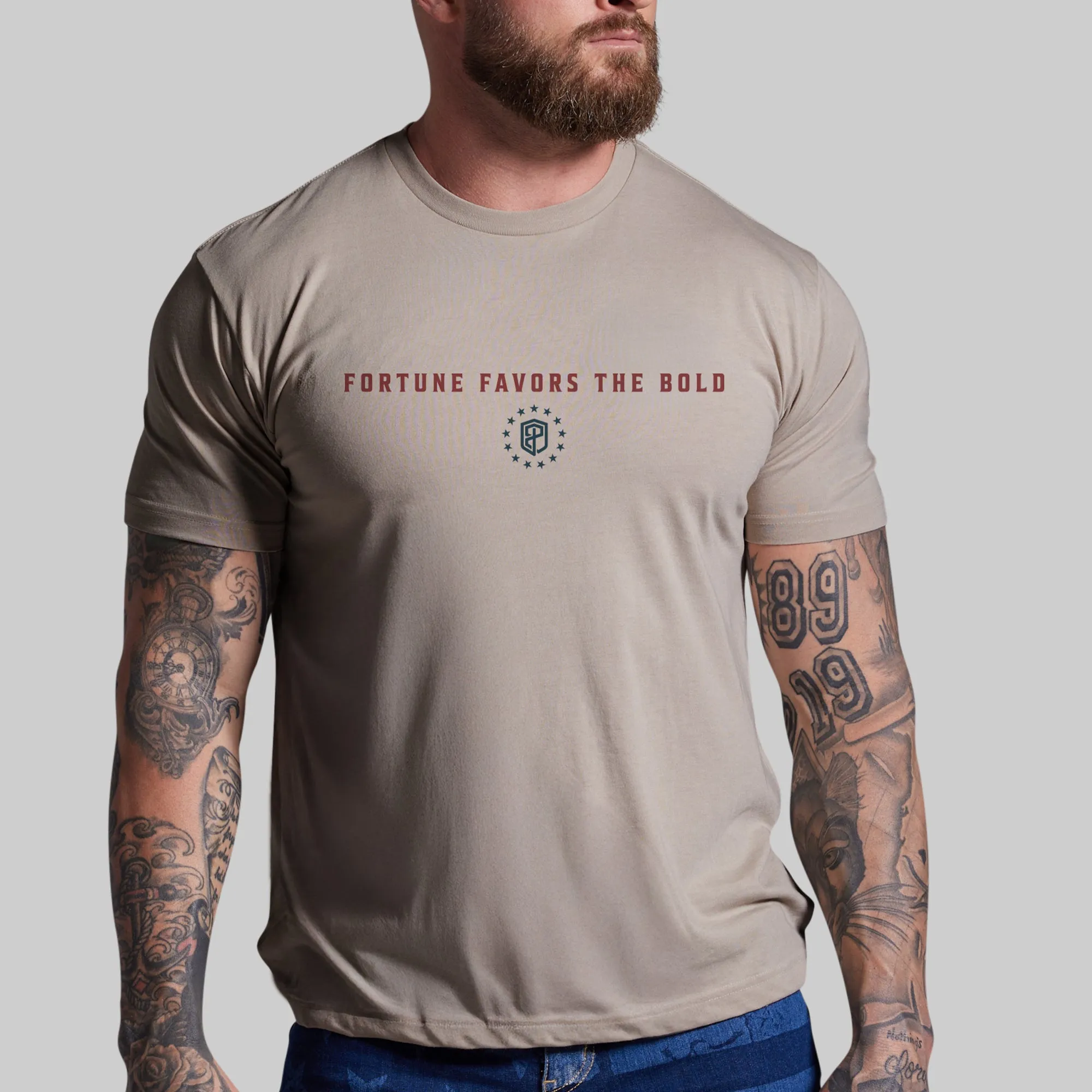 Fortune Favors the Bold Tee (Sandstone) sold by Born Primitive product image thumbnail 2