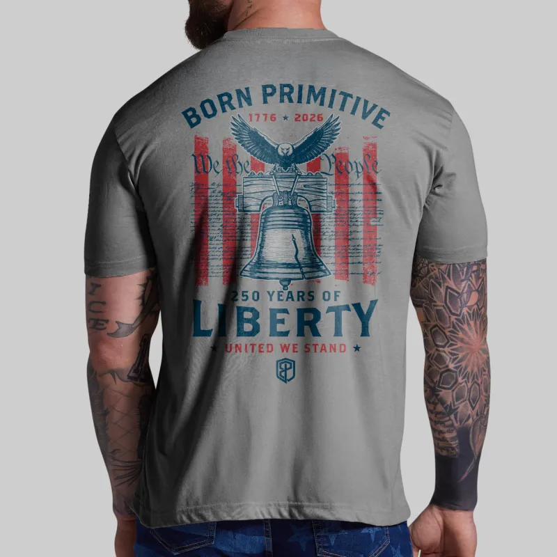 United We Stand Tee (Granite) made by Born Primitive