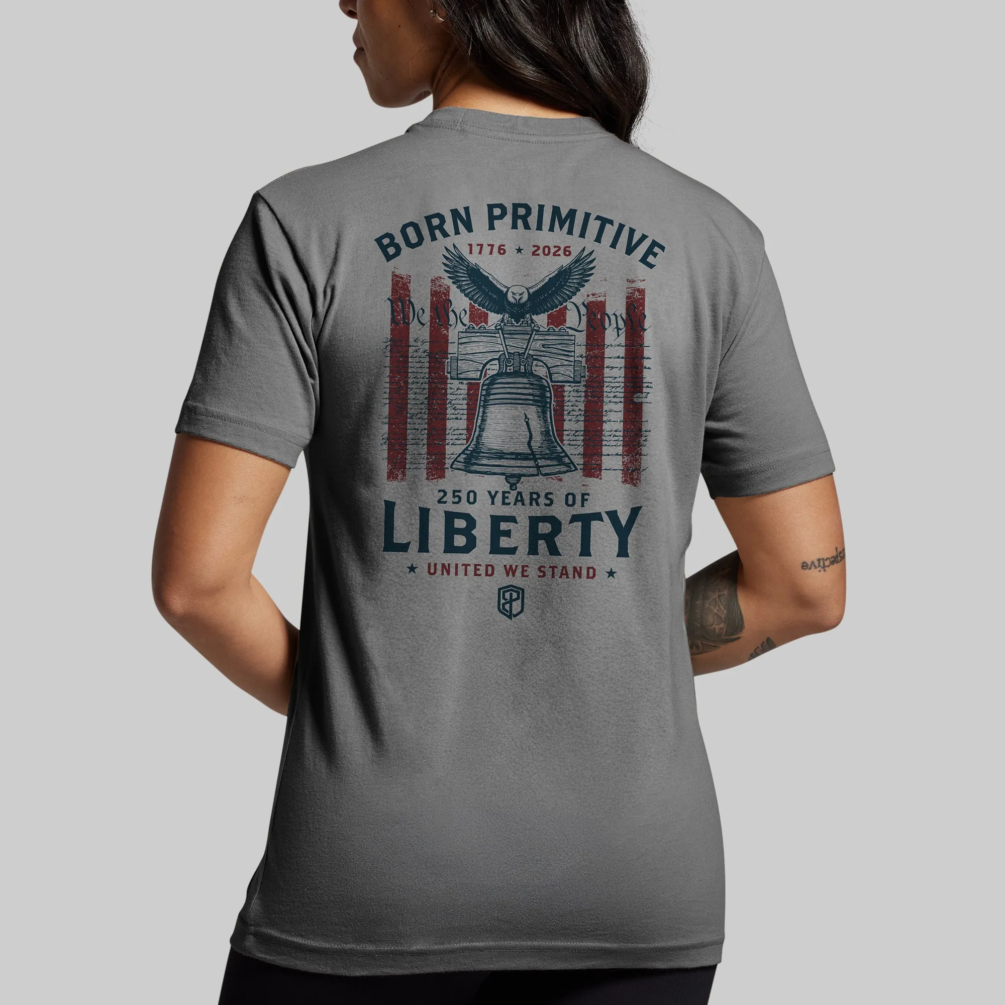 United We Stand Tee (Granite) sold by Born Primitive product image thumbnail 3
