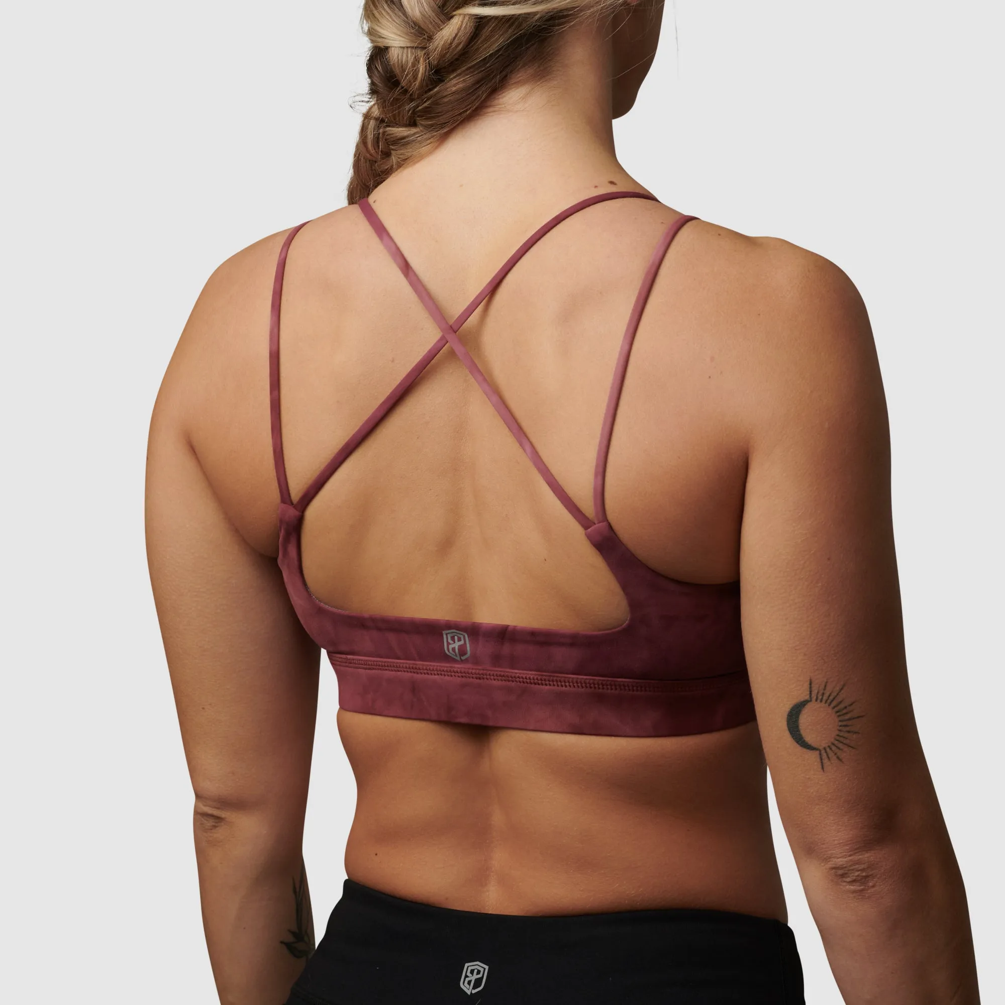 Exhale Sports Bra (Roan Rouge) sold by Born Primitive