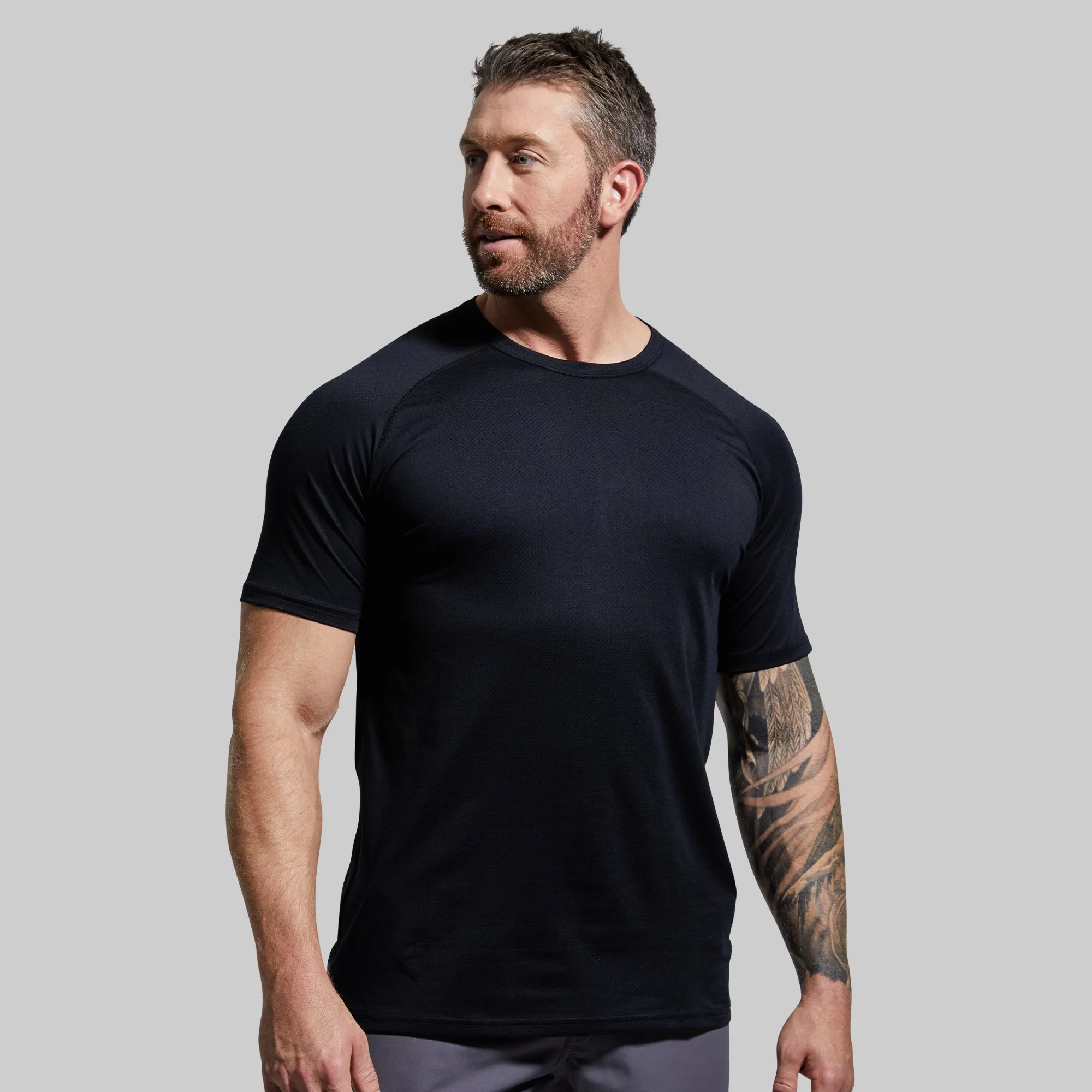 Heritage Tee (Black) sold by Born Primitive