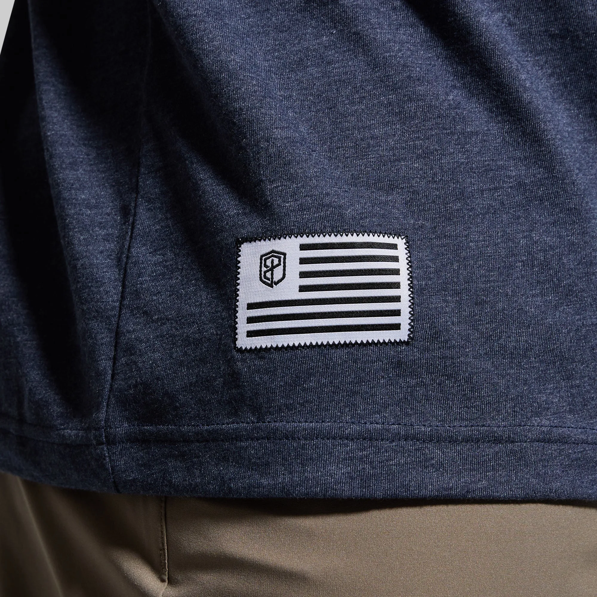 Home of the Brave Tee (Heather Navy) sold by Born Primitive product image thumbnail 5