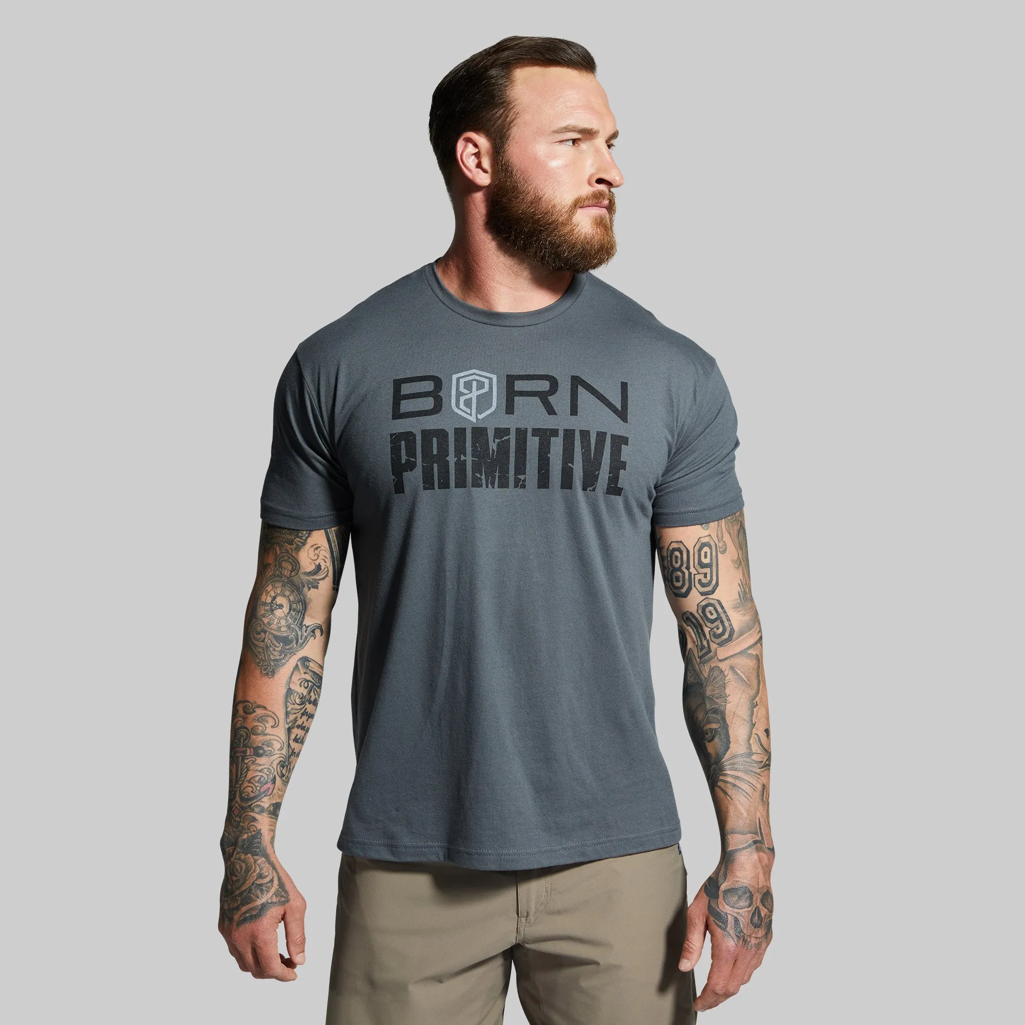 Brand Tee (Heavy Metal) sold by Born Primitive