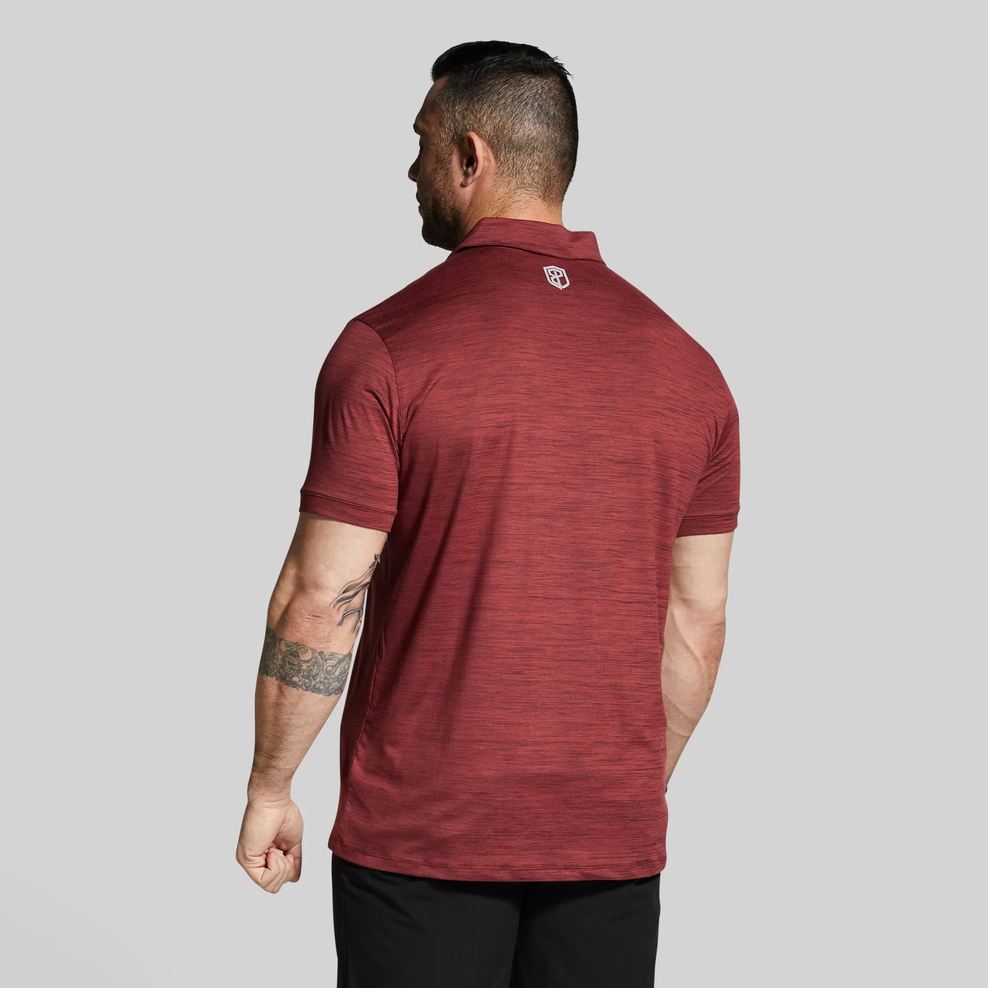 Athleisure Polo (Maroon) sold by Born Primitive product image thumbnail 2