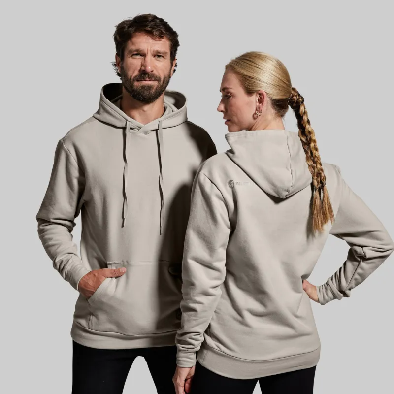 Unmatched Unisex Hoodie (Pumice) sold by Born Primitive