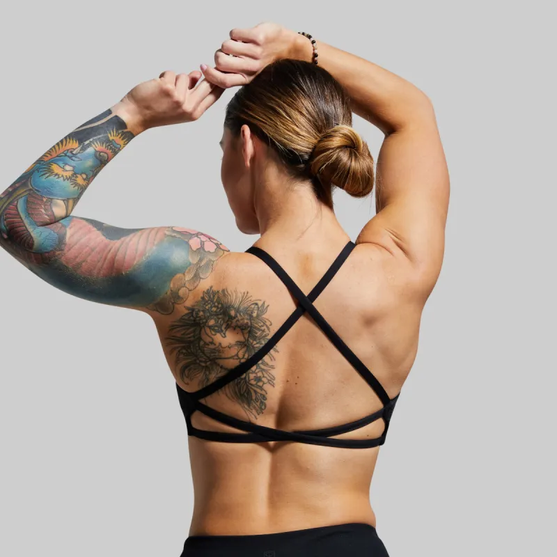 Serenity Sports Bra (Black) sold by Born Primitive