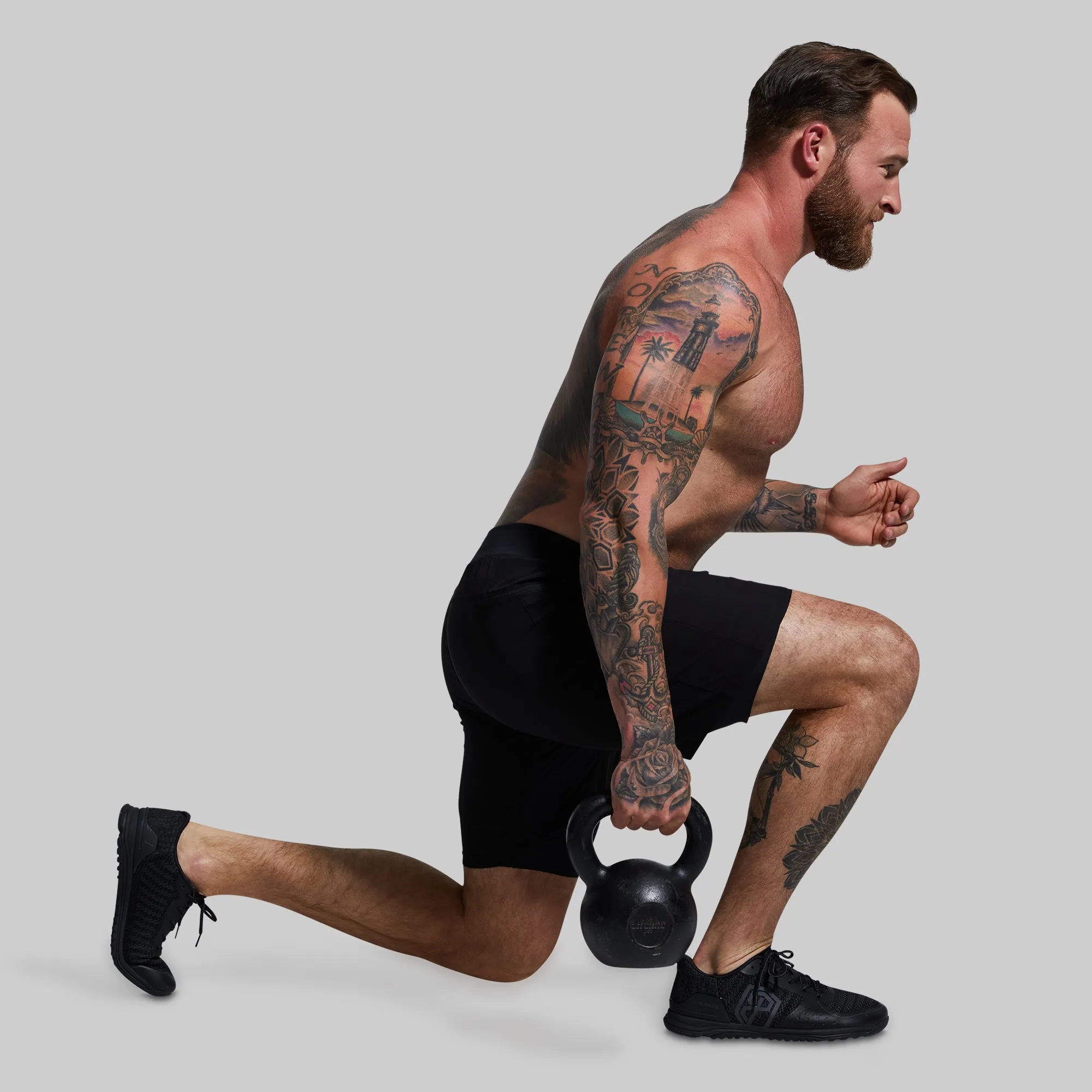 Versatile Short w/ Compression 9" (Black) sold by Born Primitive product image thumbnail 4