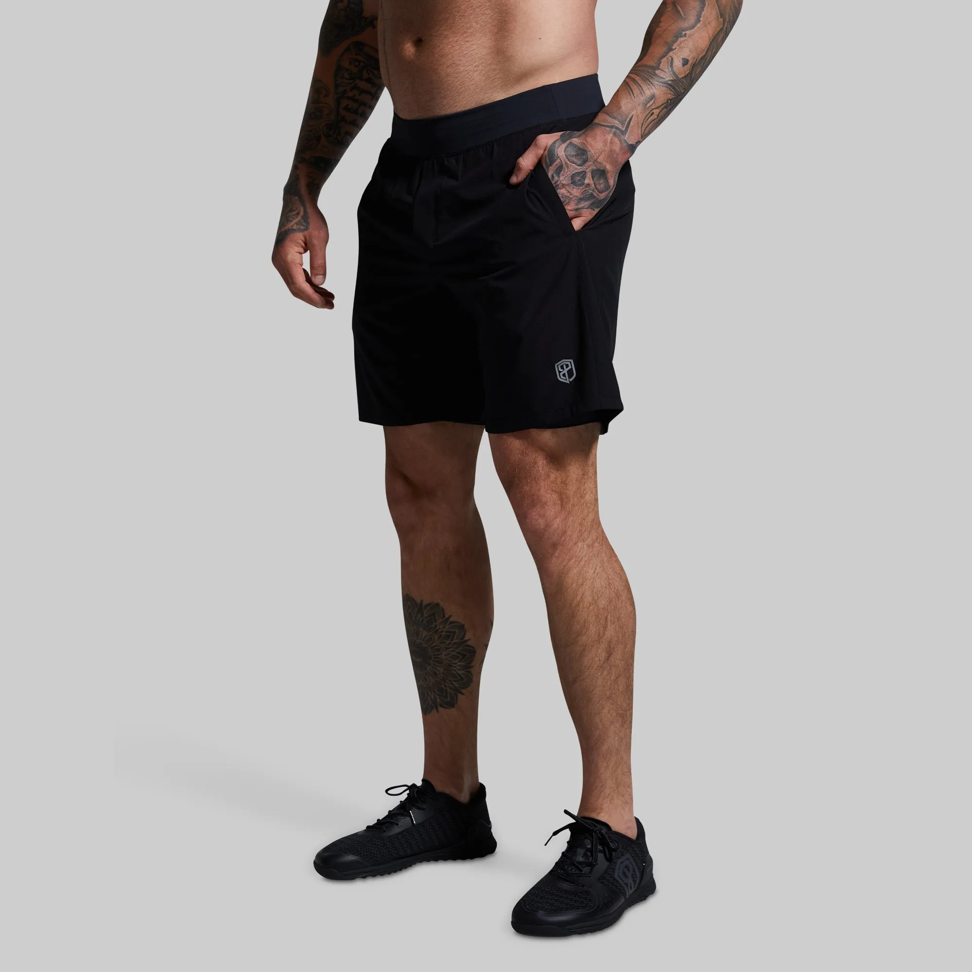 Versatile Short w/ Compression 9" (Black) sold by Born Primitive product image thumbnail 3