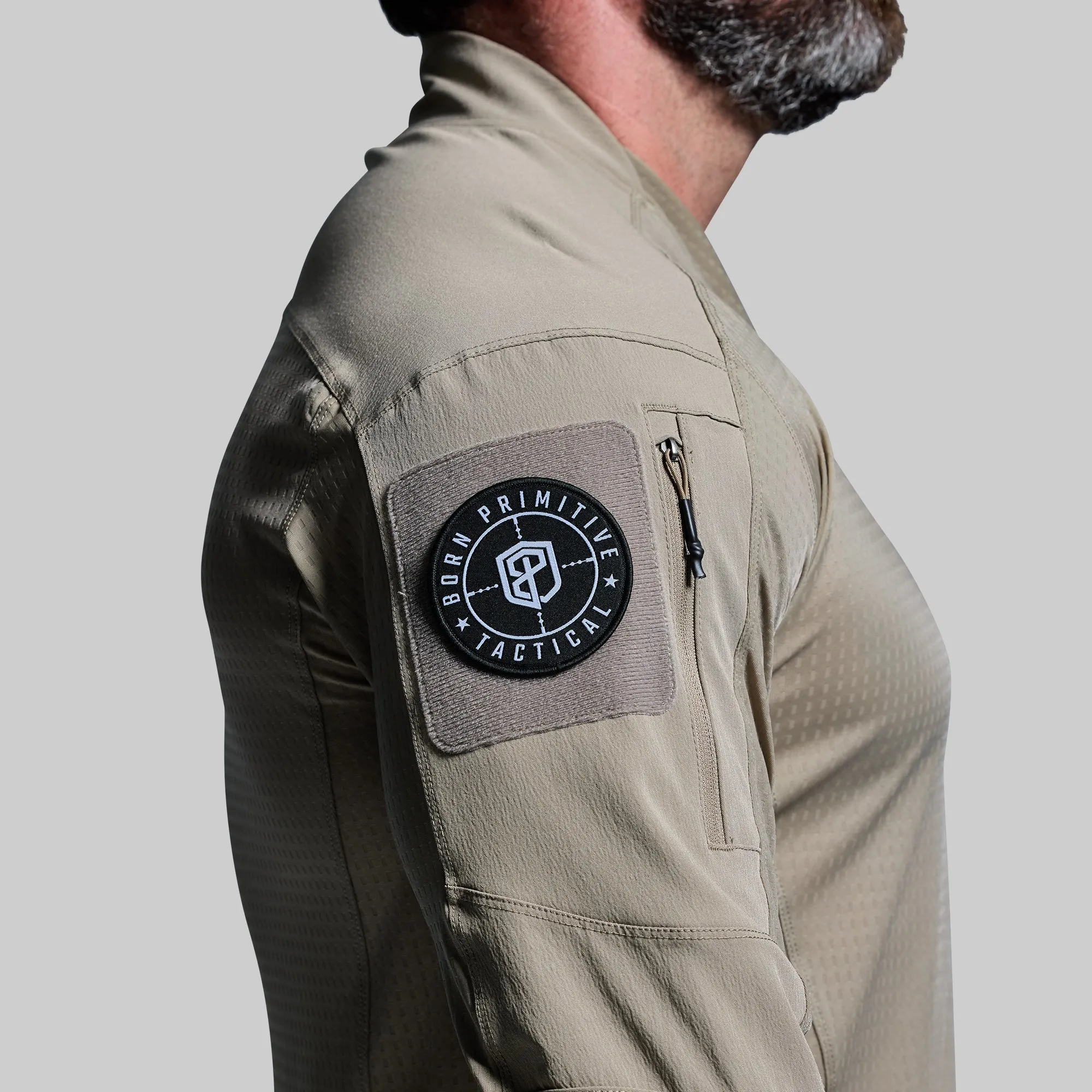 Long Sleeve Op Top Pro (Desert Tan) sold by Born Primitive product image thumbnail 4