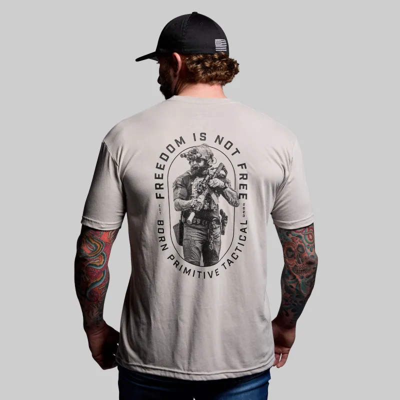 Tactical Operator Tee (Light Grey) made by Born Primitive