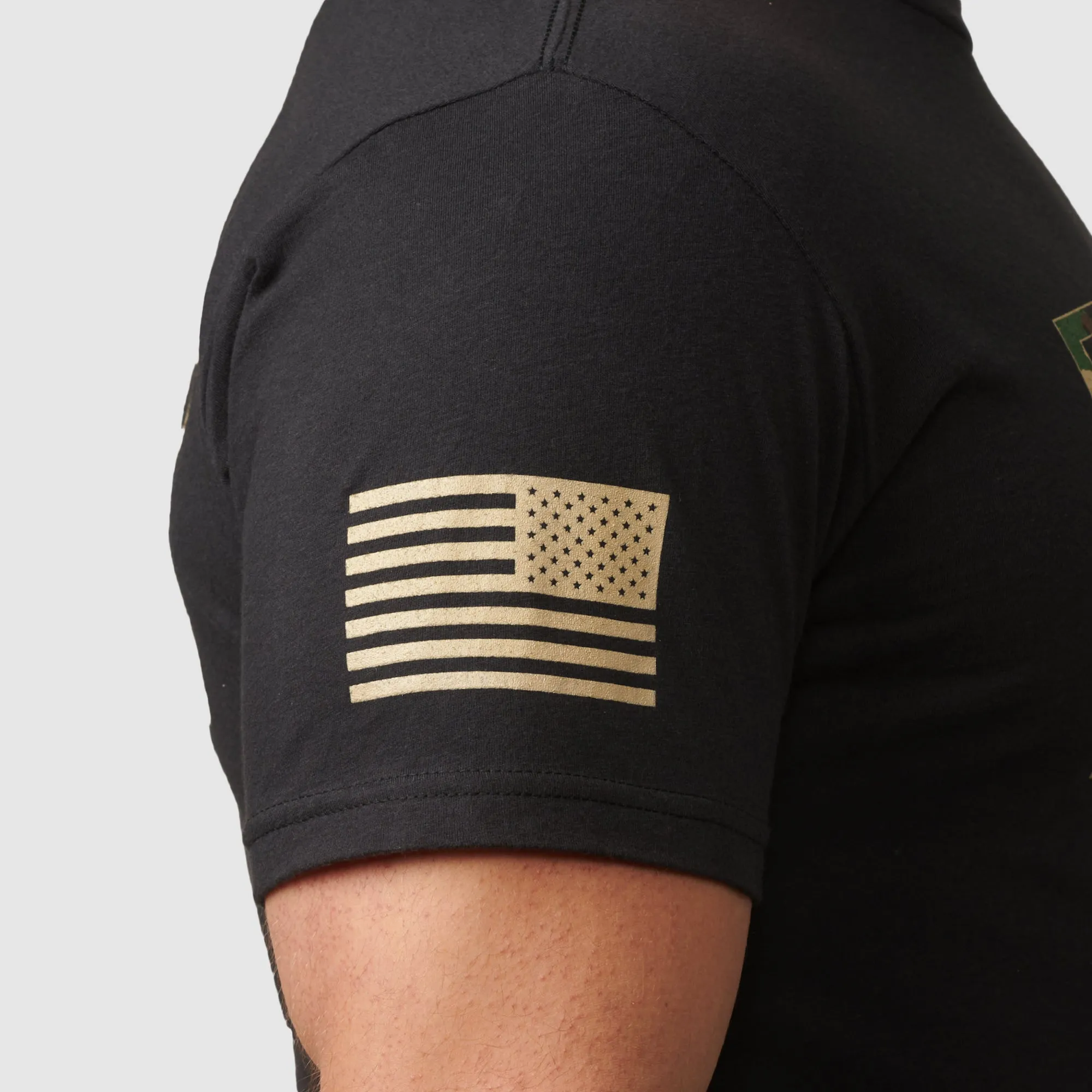 Hungriest Man Eats T-Shirt 2.0 (Woodland-Black/Tan) sold by Born Primitive product image thumbnail 3