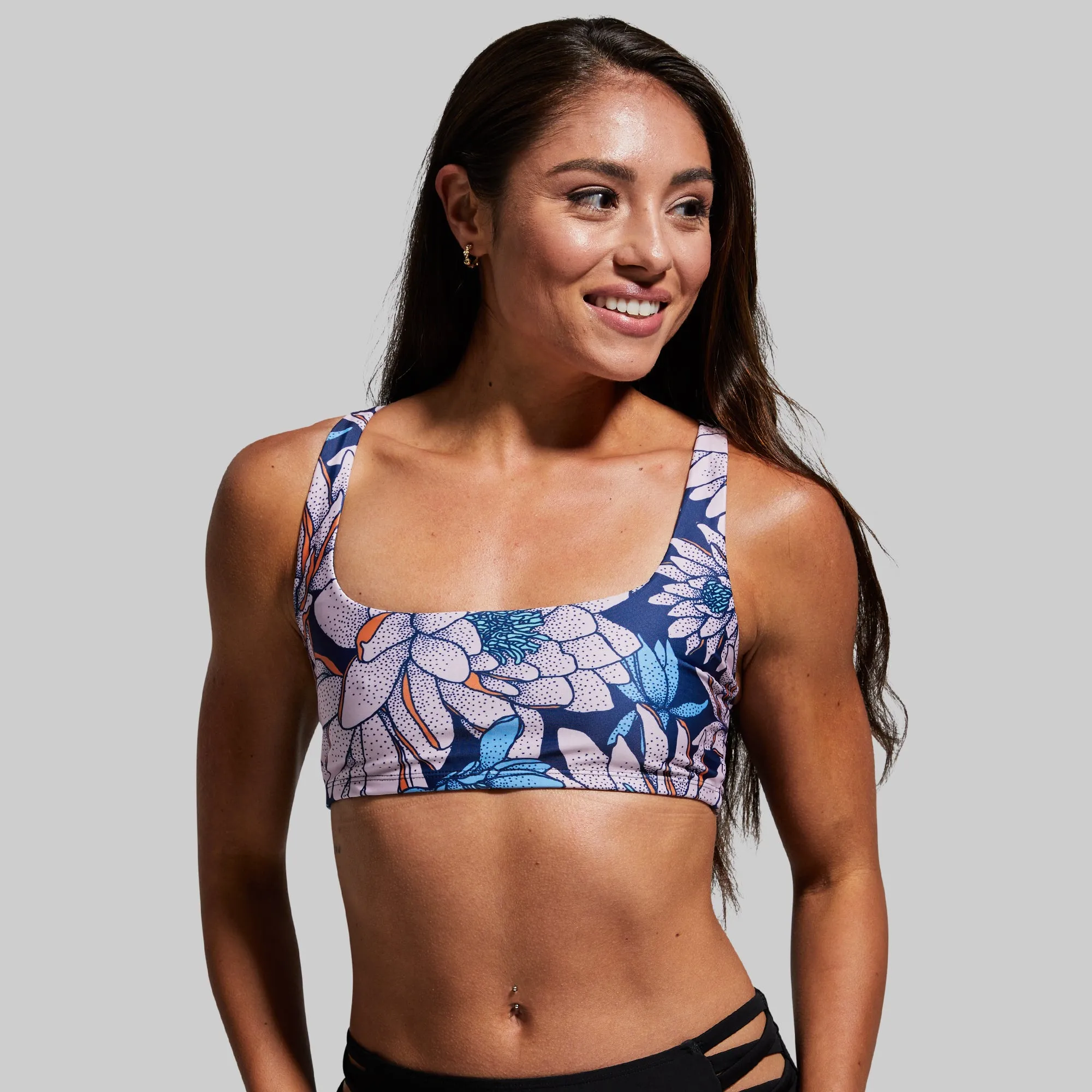 Primitive Bikini Top (Water Lillies Navy) sold by Born Primitive product image thumbnail 2